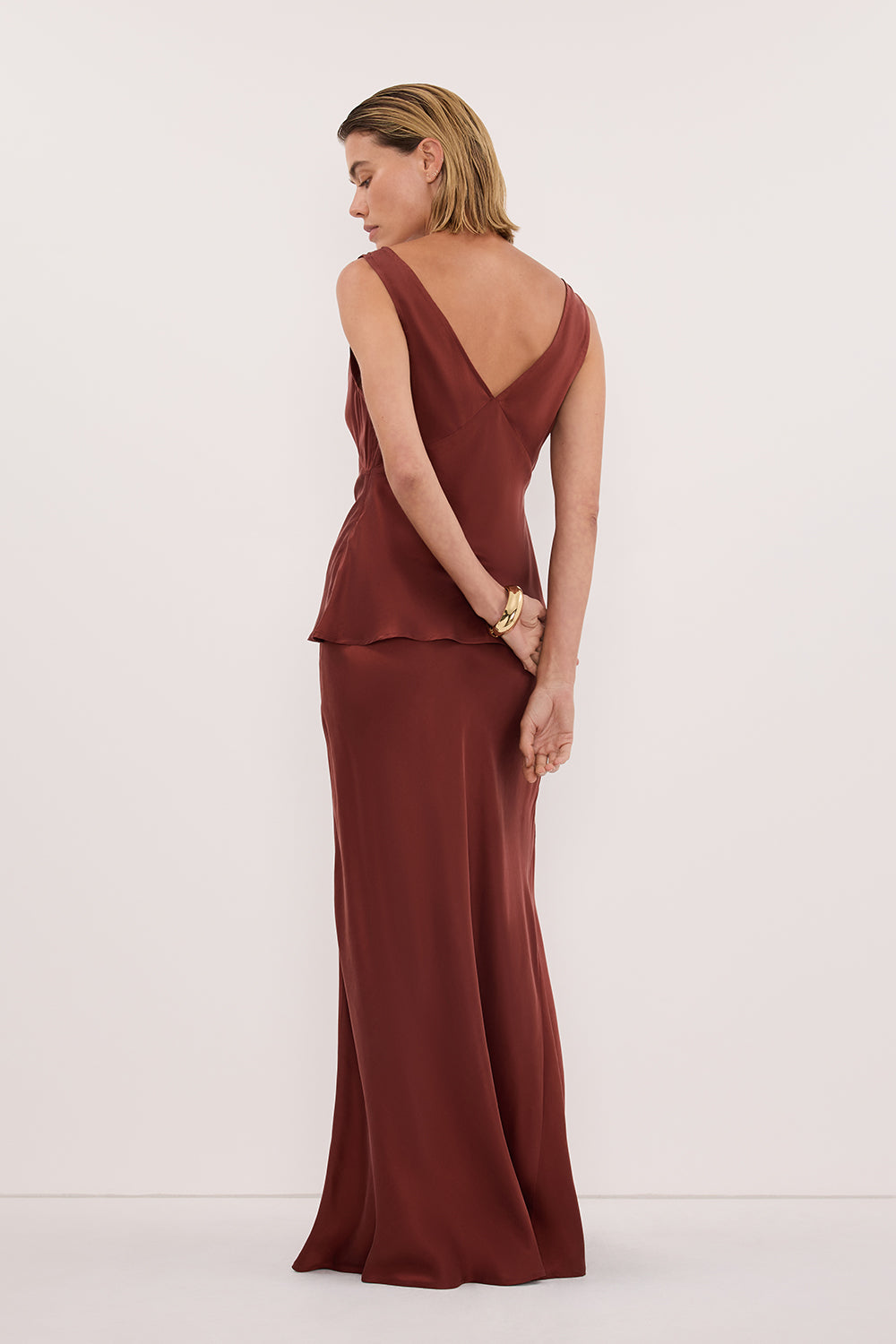 COLETTE SAHARA SILK MAXI SKIRT