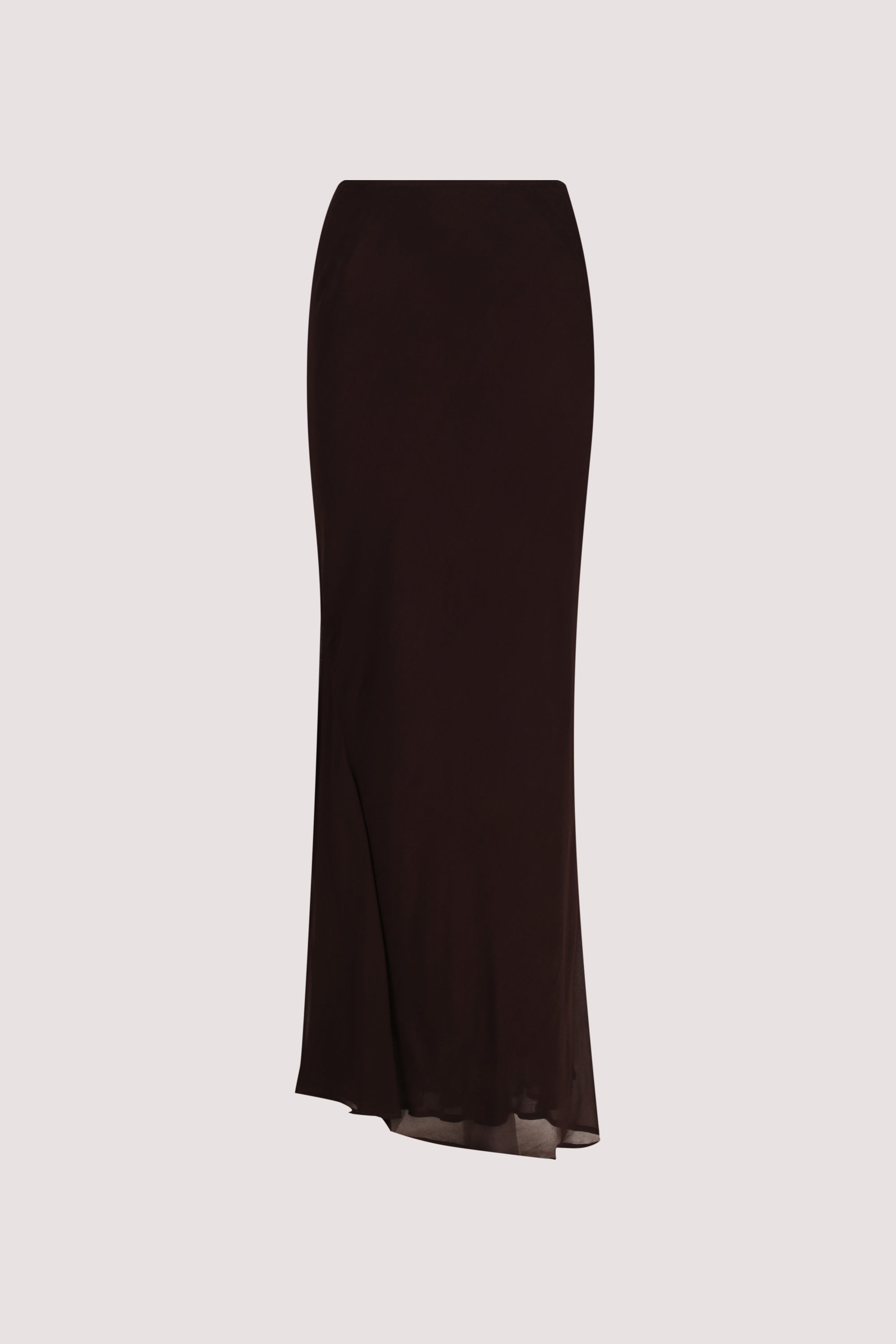 CARLY DARK CHOC MIDI SKIRT