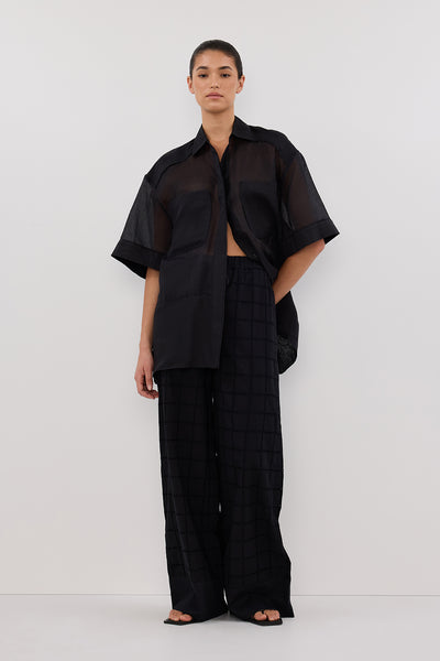 OWEN BLACK BRODERIE PANT | Dissh
