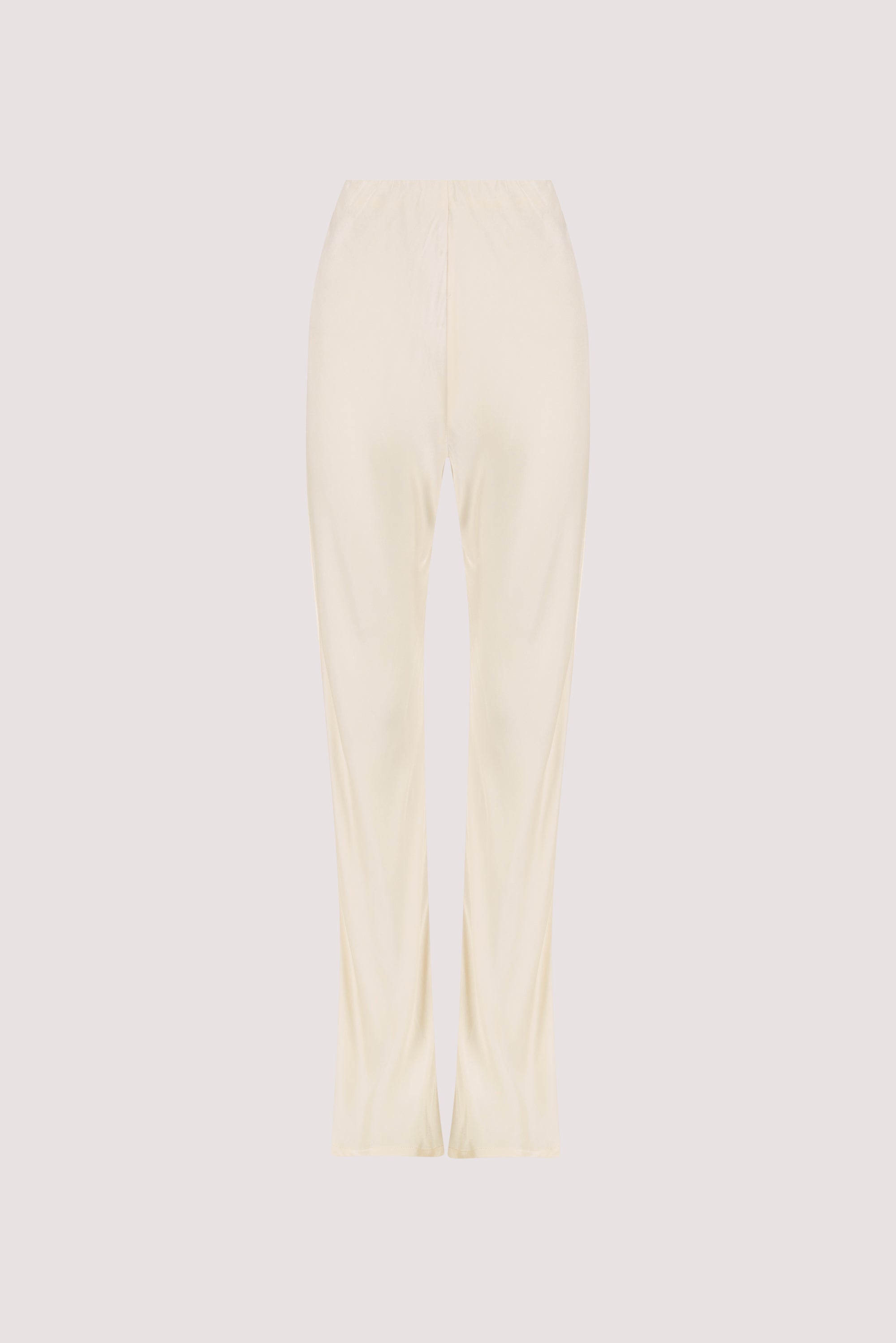 NIKKI CREAM SATIN BIAS PANT