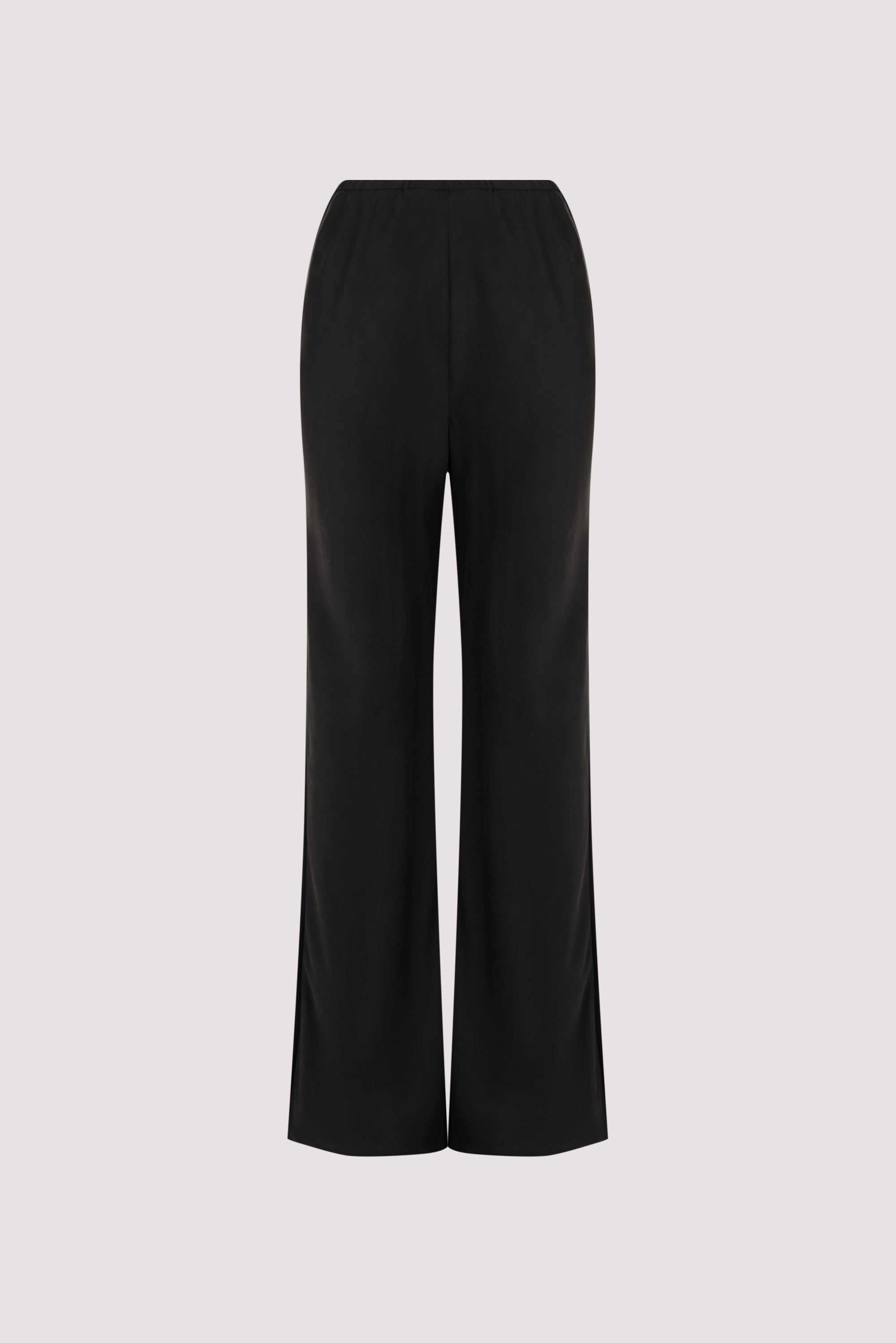 KYRA BLACK SILK BIAS PANTS