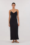 COLETTE BLACK SILK DRESS