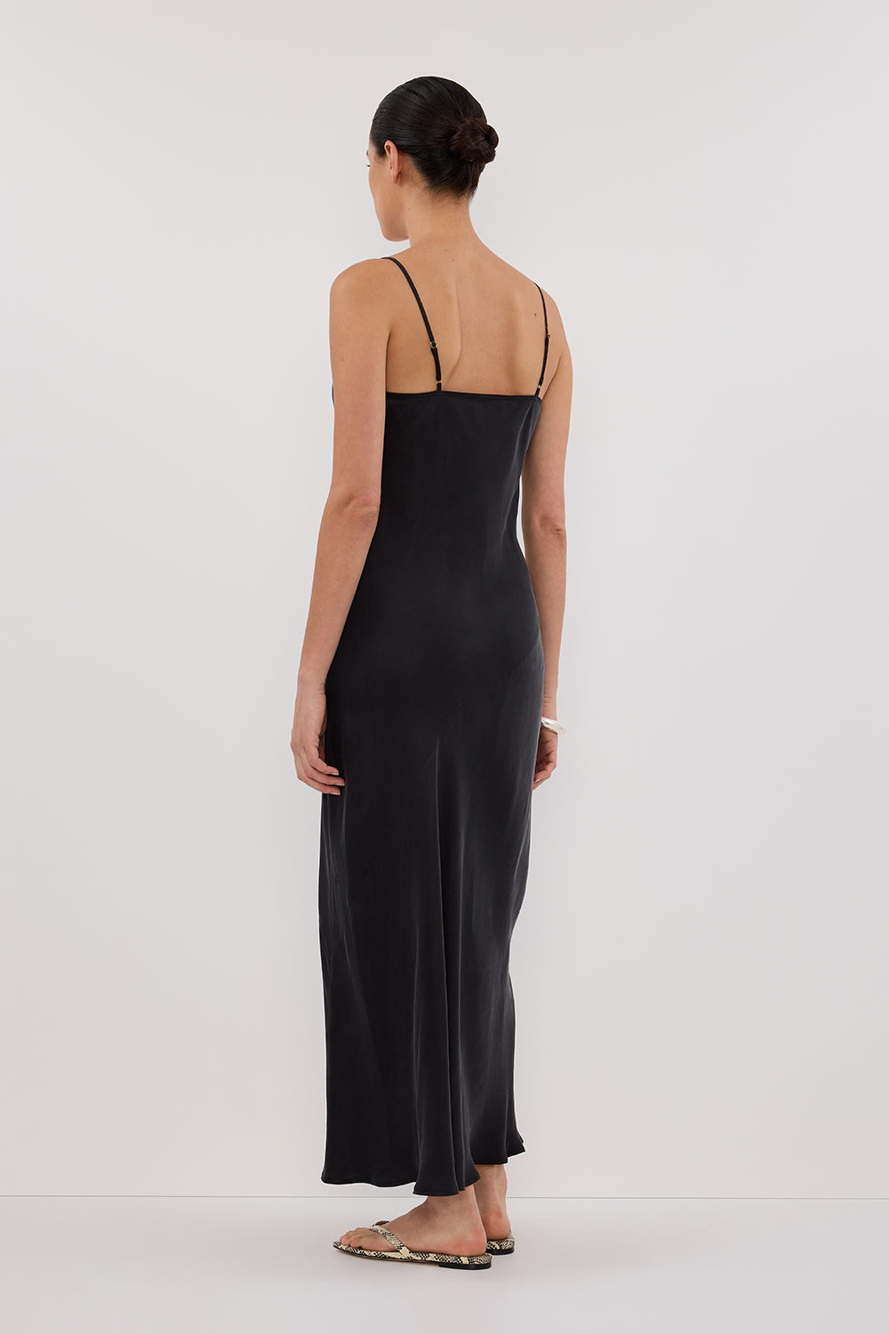 COLETTE BLACK SILK DRESS