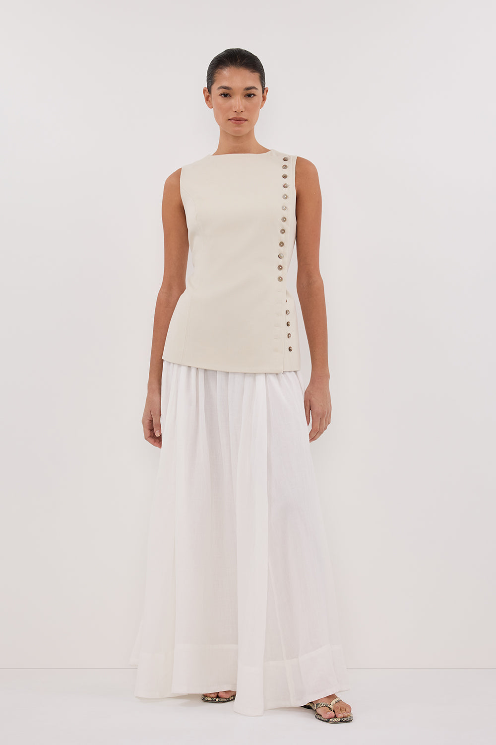 Ren Button REN PLASTER SIDE BUTTON VEST – DISSH