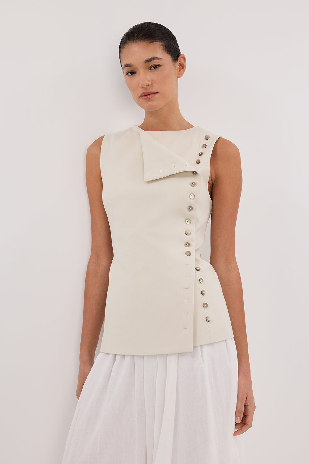 REN PLASTER SIDE BUTTON VEST