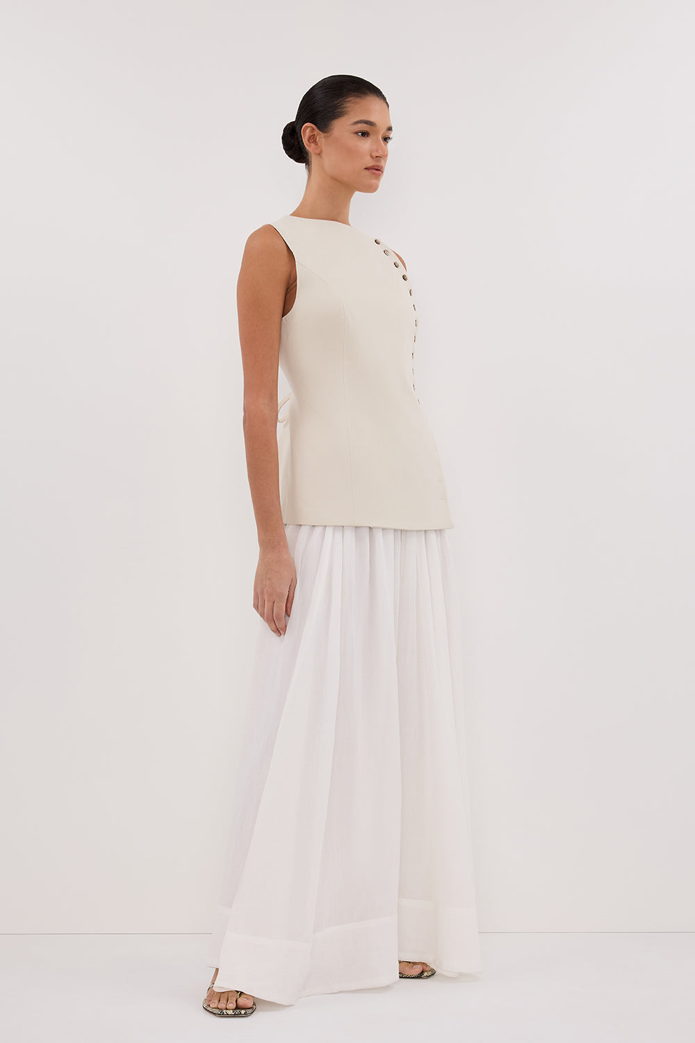 REN PLASTER SIDE BUTTON VEST