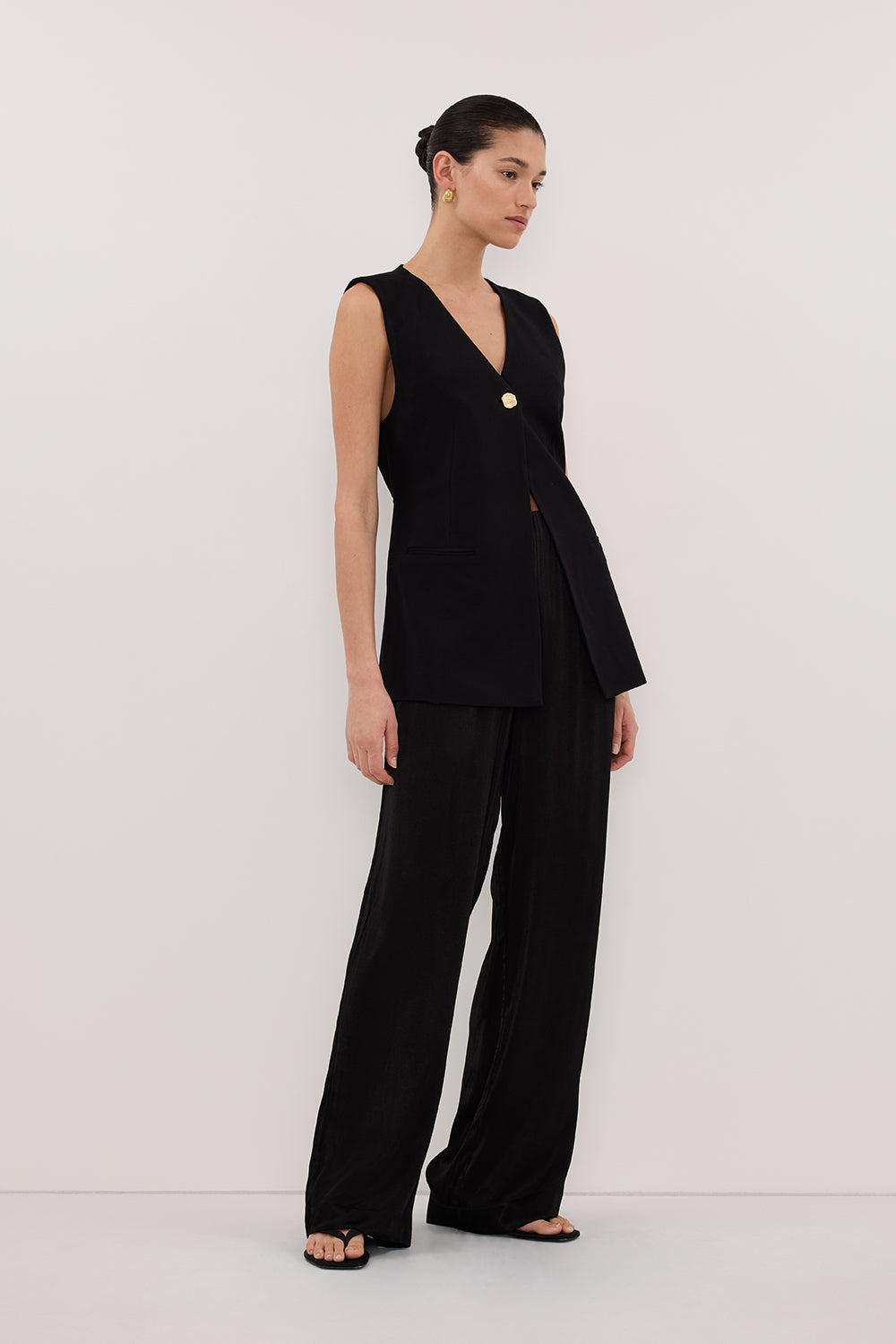 SONNY BLACK TAILORED VEST