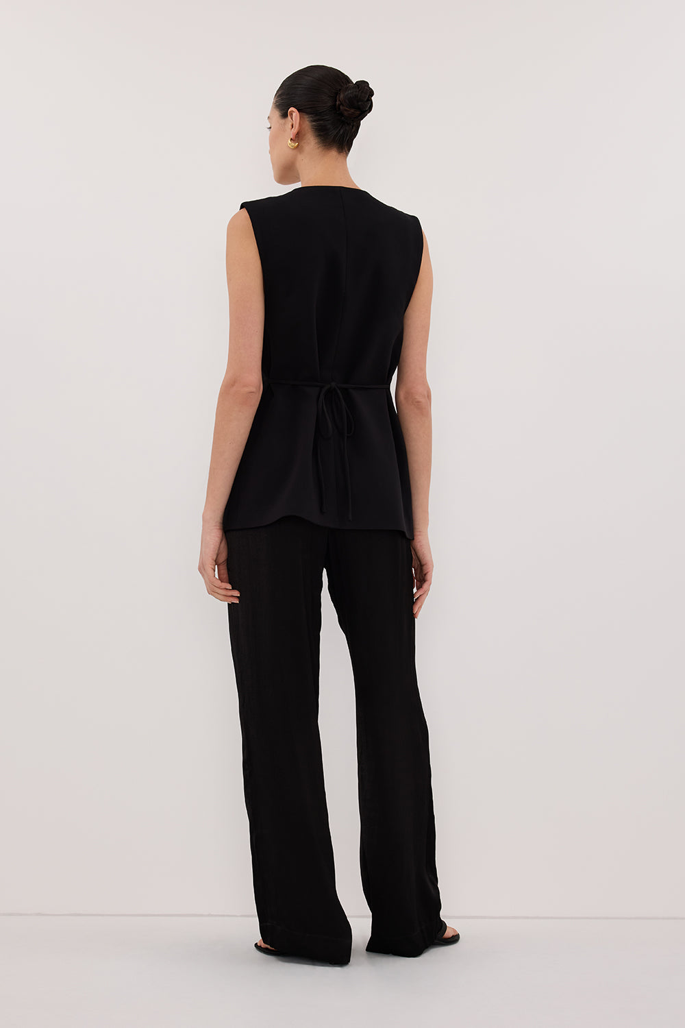 SONNY BLACK TAILORED VEST