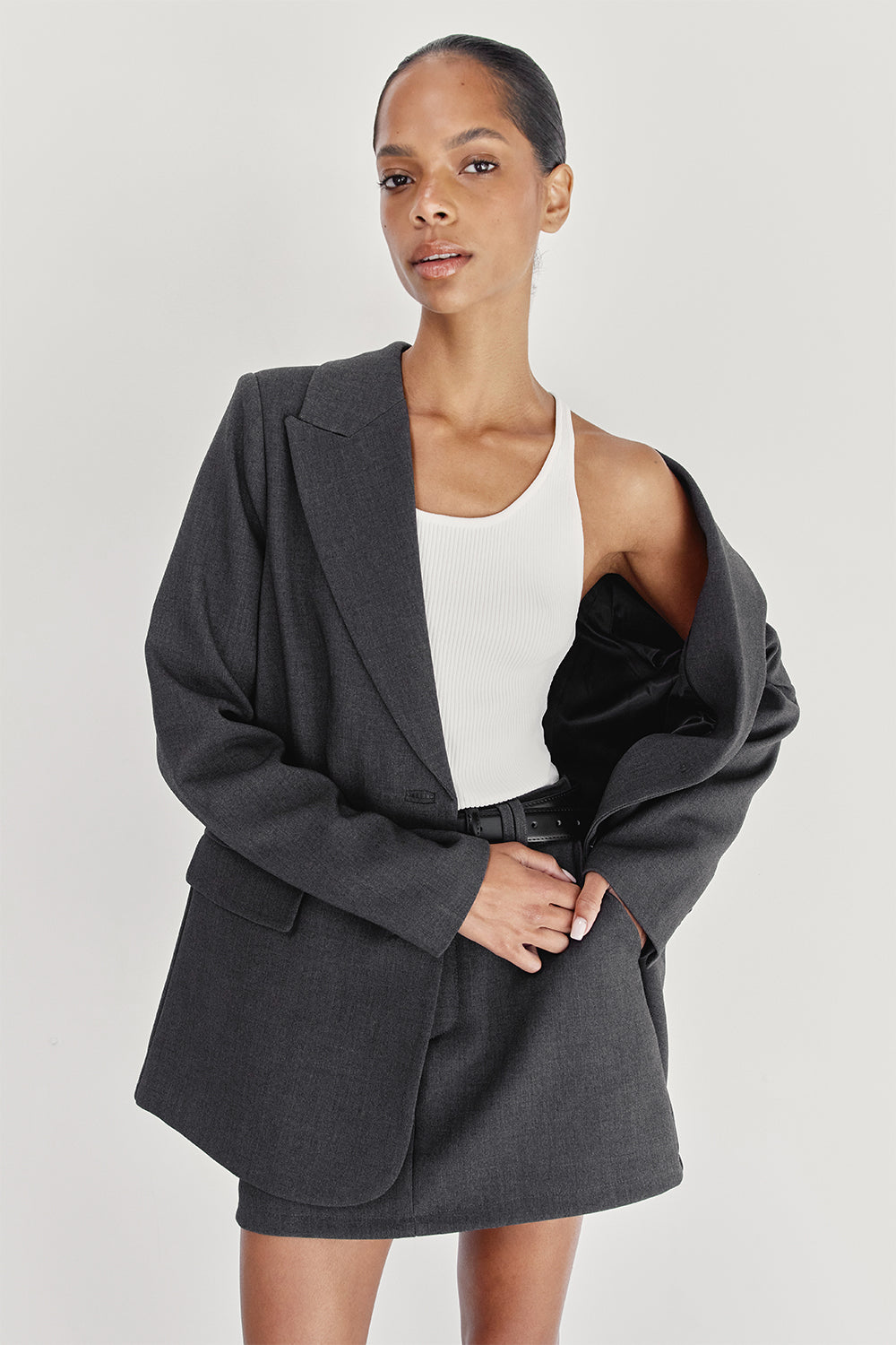 CELINE CHARCOAL BLAZER