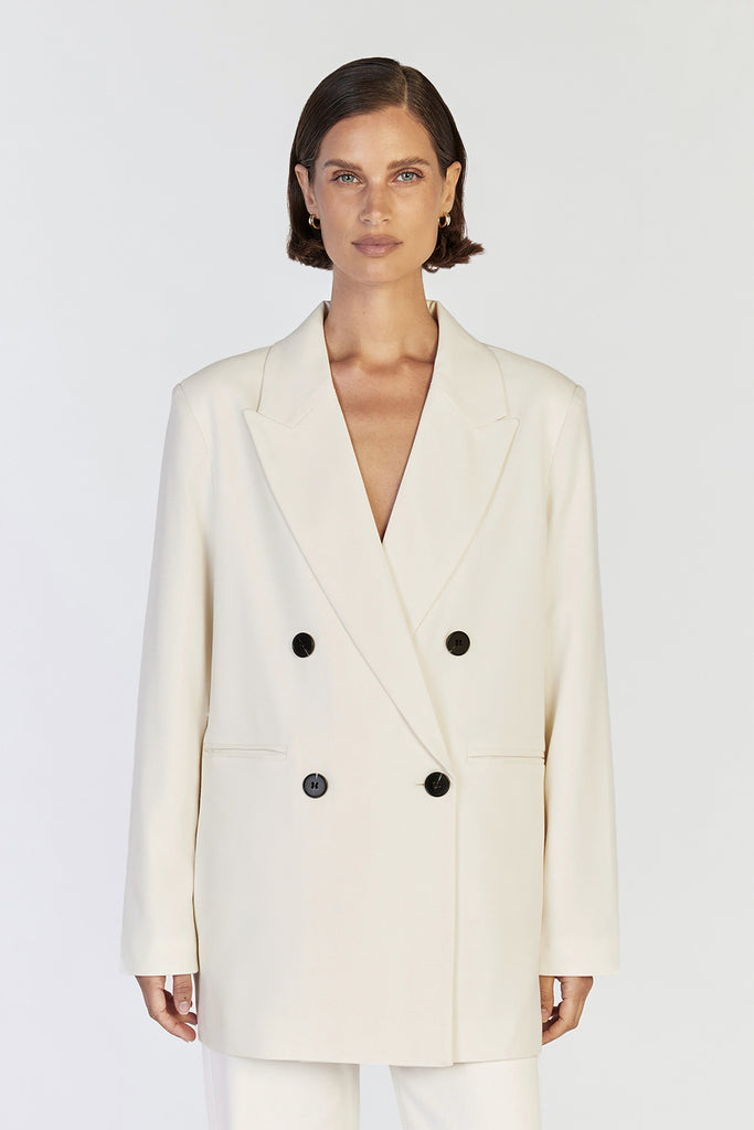 BECKHAM CREAM BLAZER | Dissh