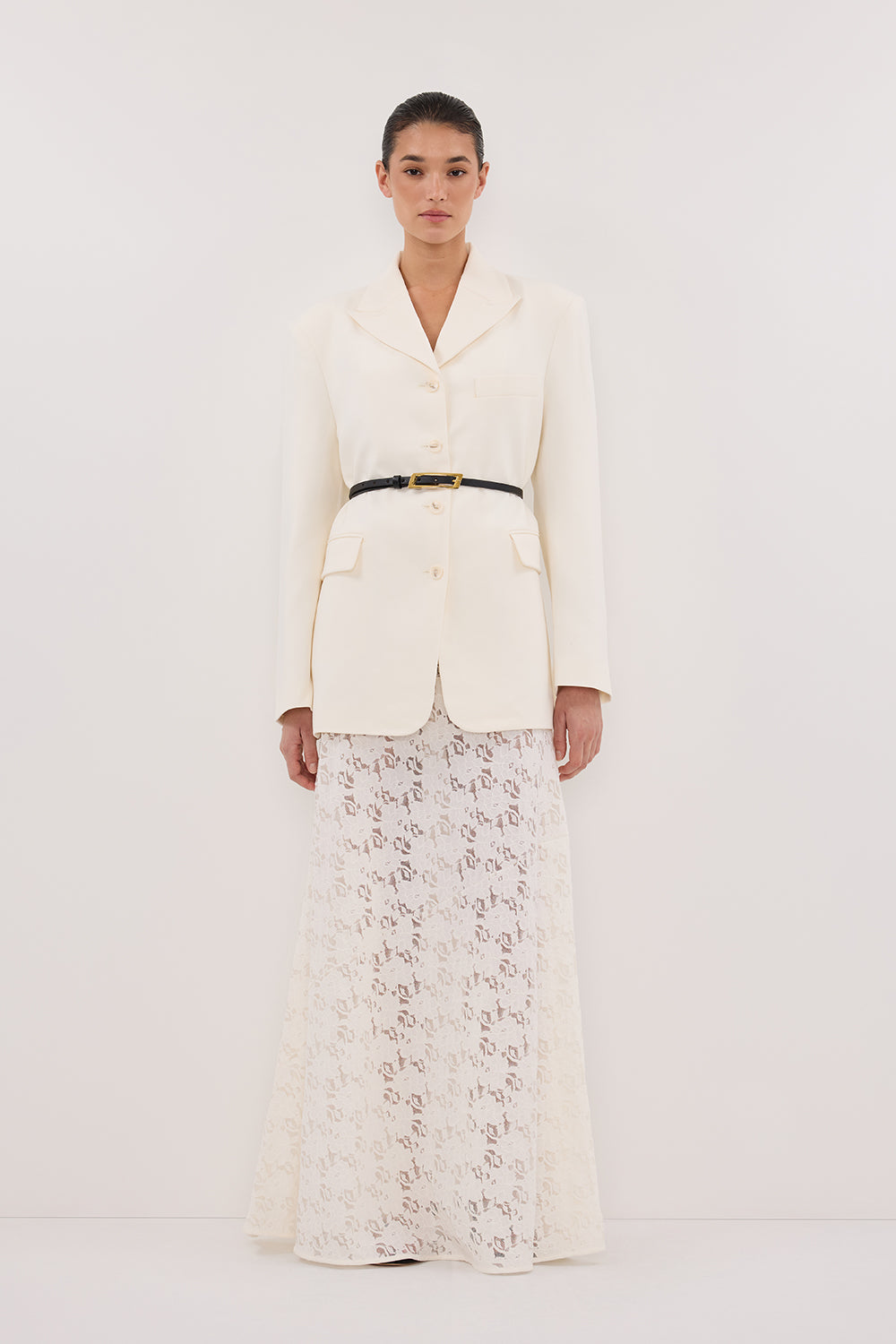 LIV CREAM BOYFRIEND BLAZER