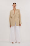 LOUIE NATURAL PATCH POCKET BLAZER