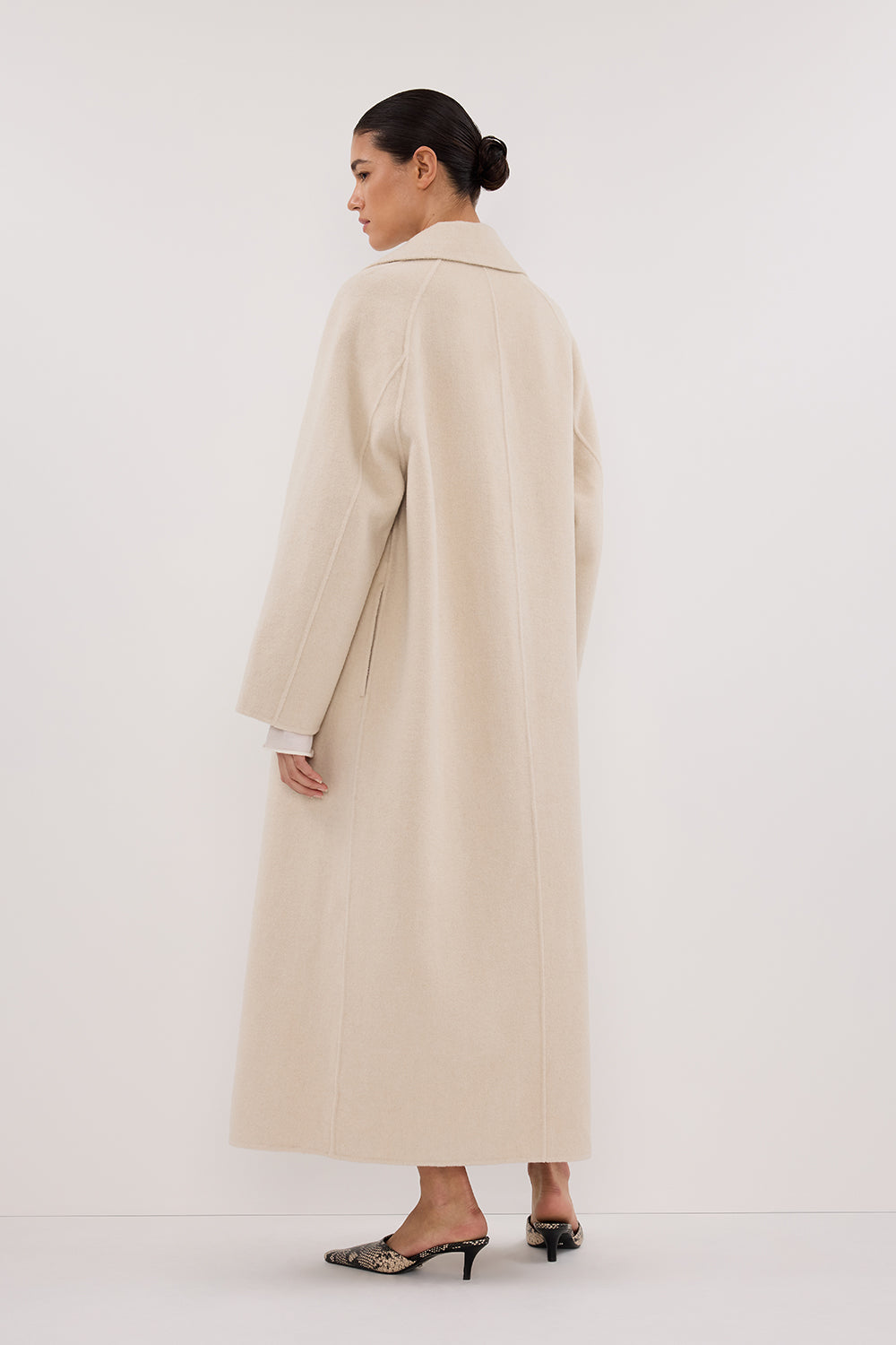 YORK BONE WOOL COAT – DISSH
