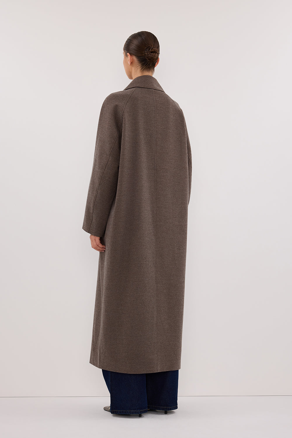 YORK COFFEE OVERSIZED WOOL BLEND COAT