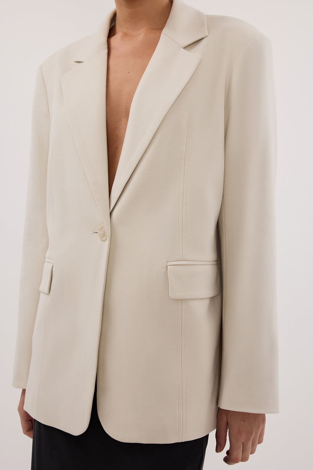 EDEN PLASTER OVERSIZED BOXY BLAZER