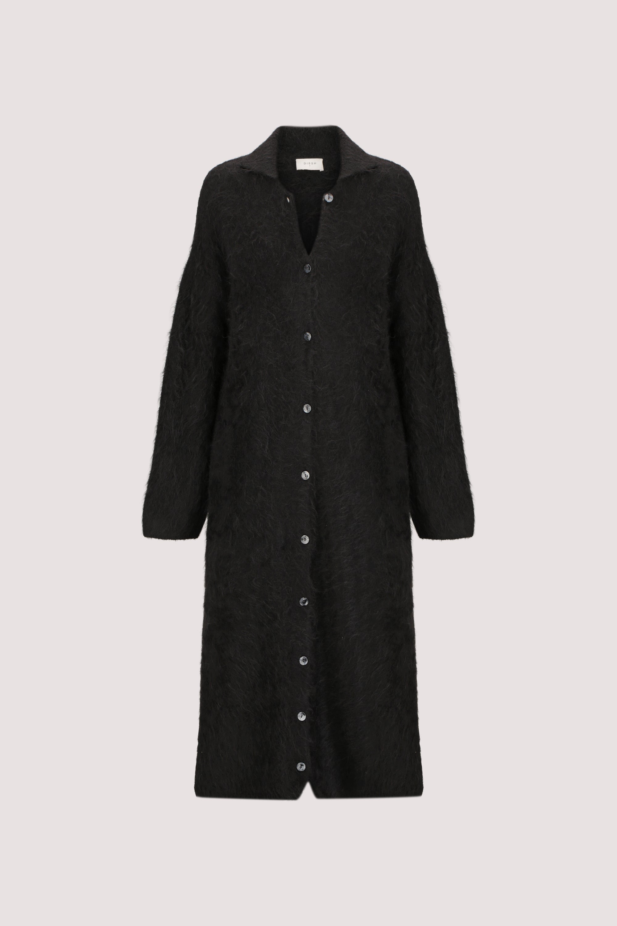 punk dress SALMA BLACK CARDIGAN COAT – DISSH