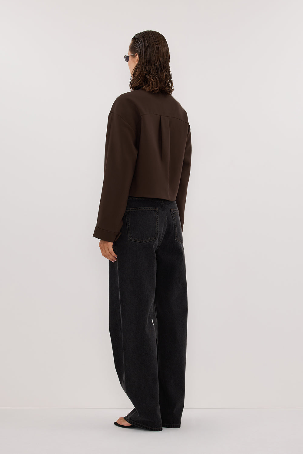 LEX DARK CLOVER CROPPED JACKET – DISSH