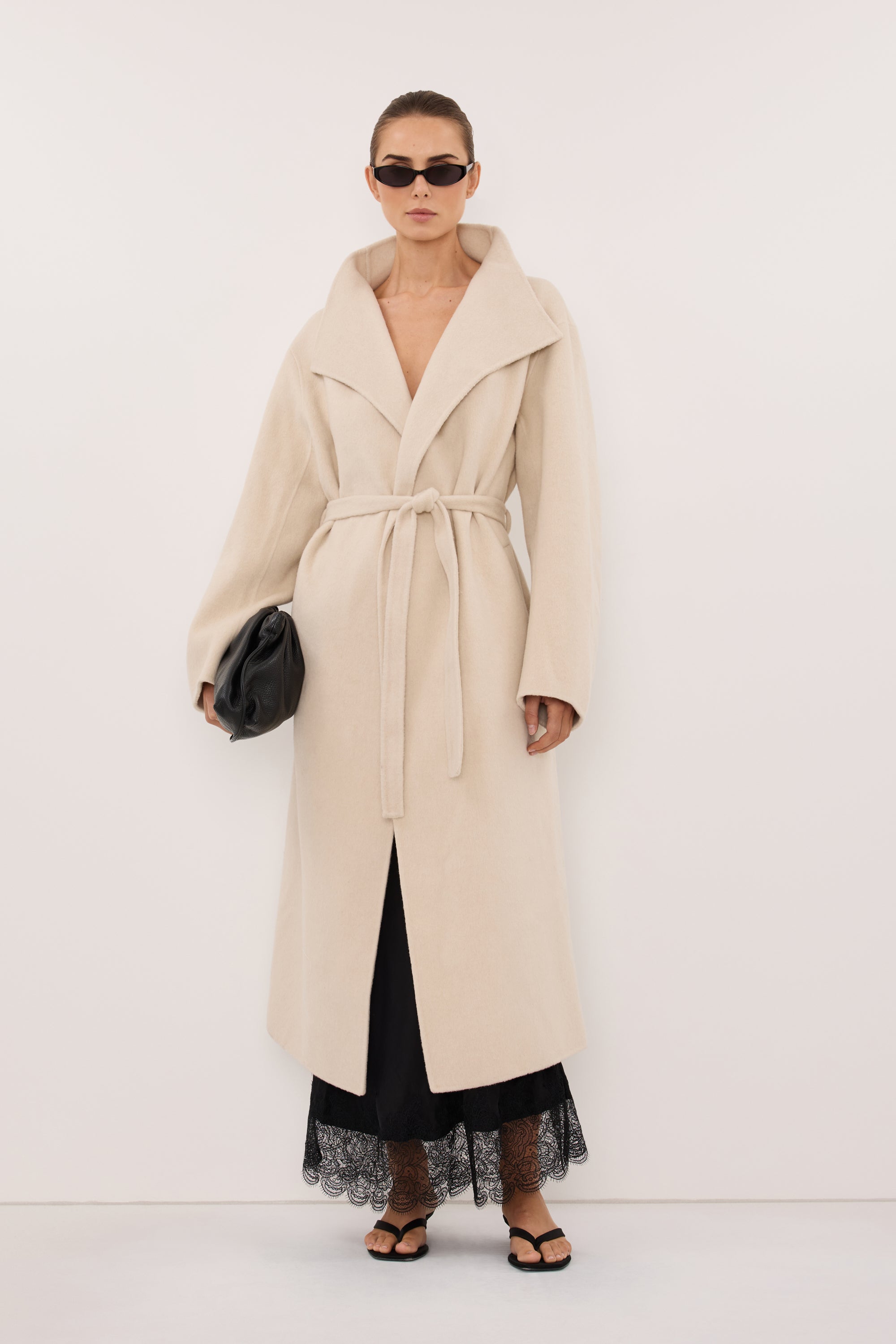 WREN BONE WOOL BLEND COAT
