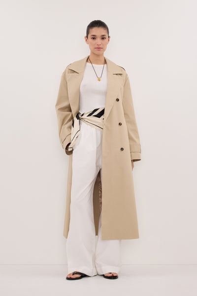 GABRIEL NATURAL TRENCH COAT – DISSH