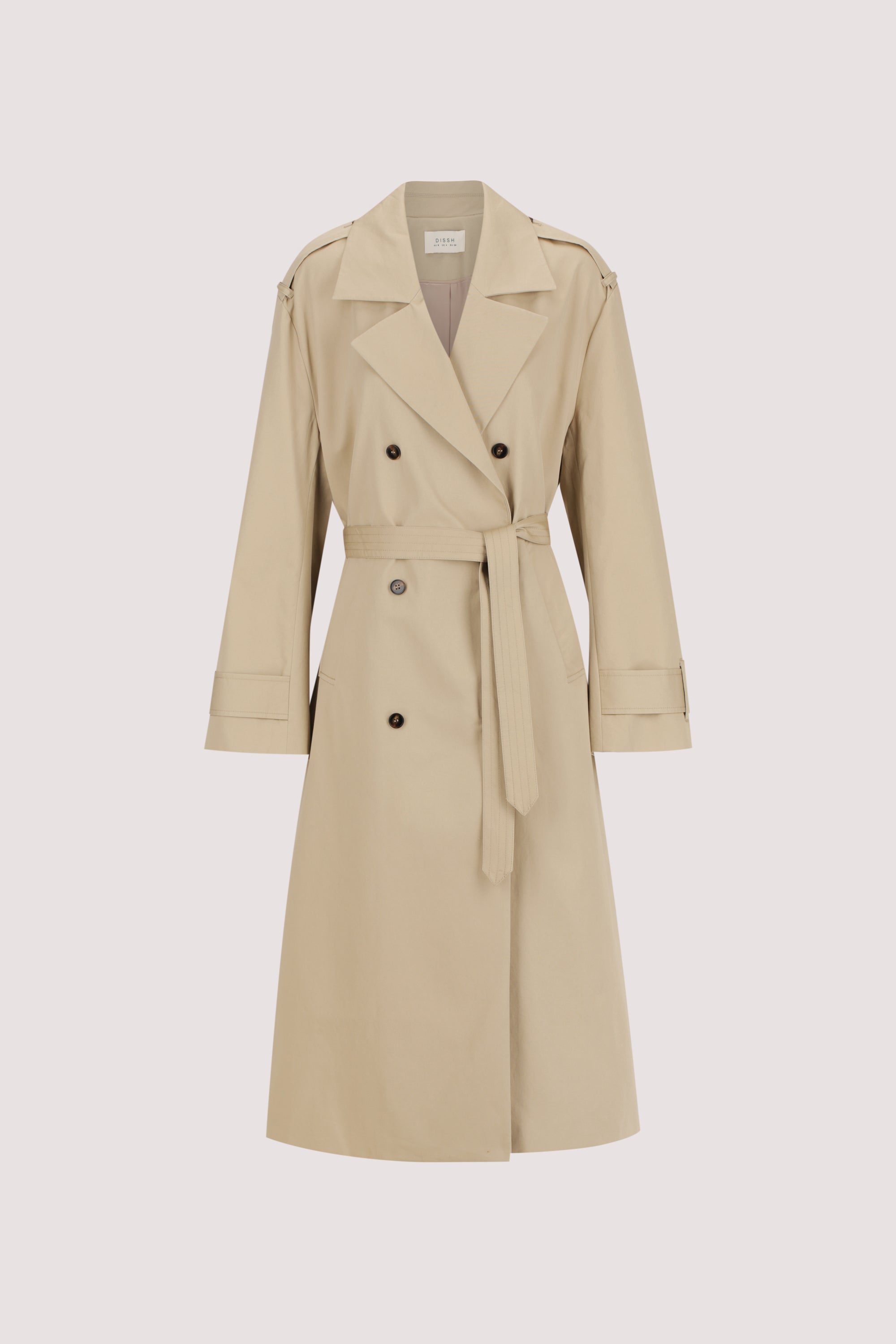 GABRIEL NATURAL BELTED TRENCH COAT