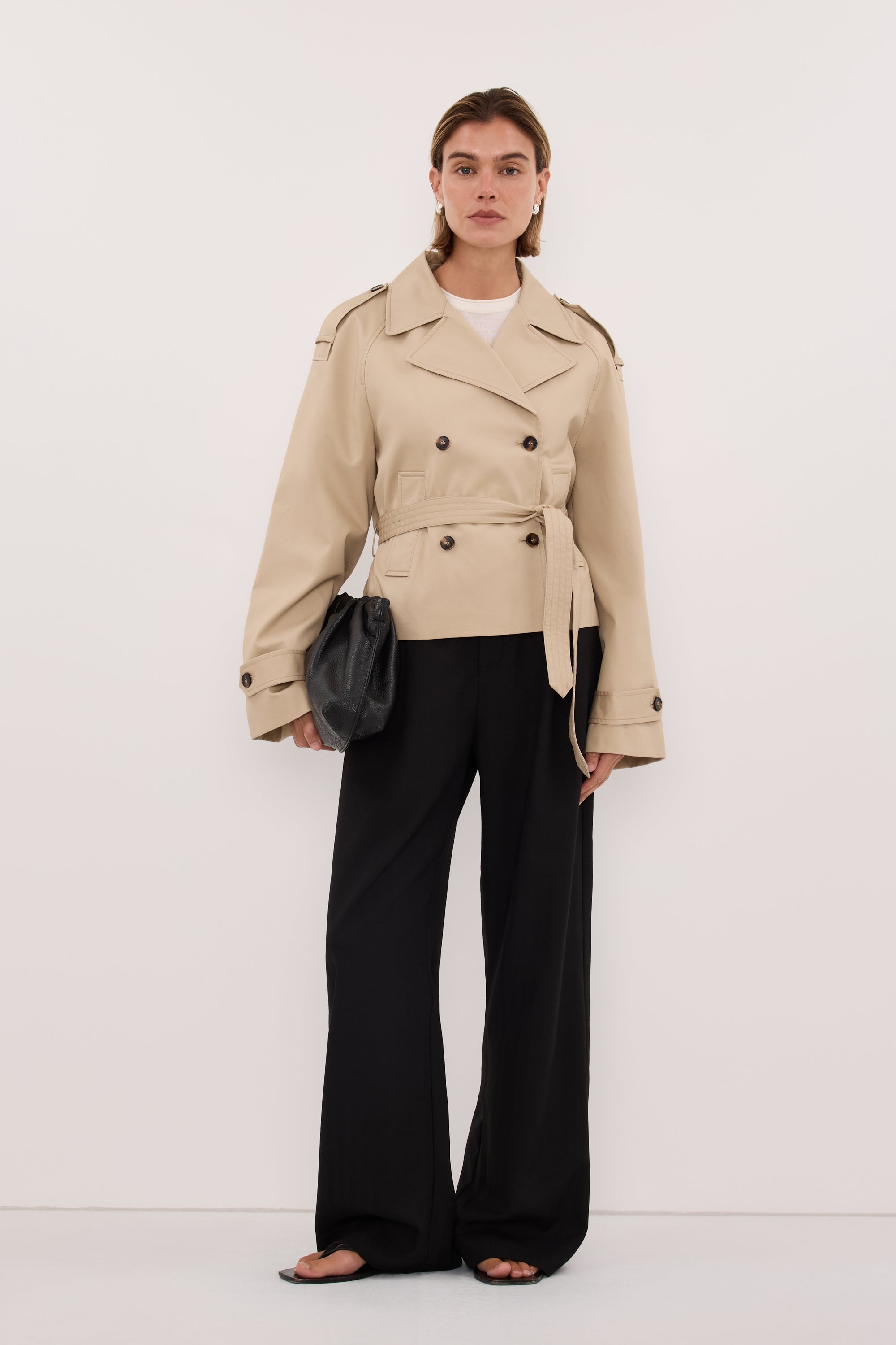 GABRIEL NATURAL CROPPED TRENCH – DISSH