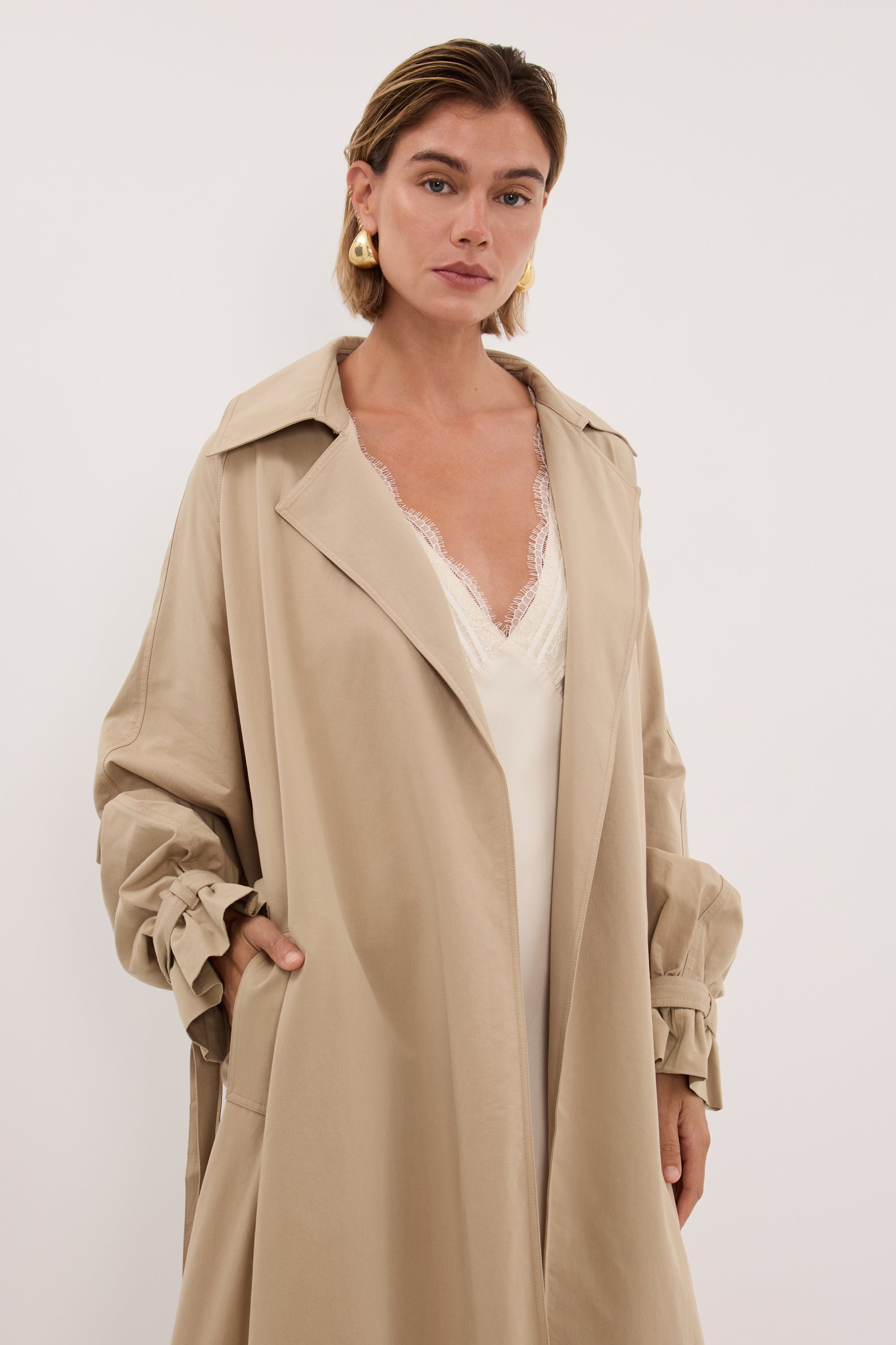 NINA STONE LIGHTWEIGHT TRENCH – DISSH