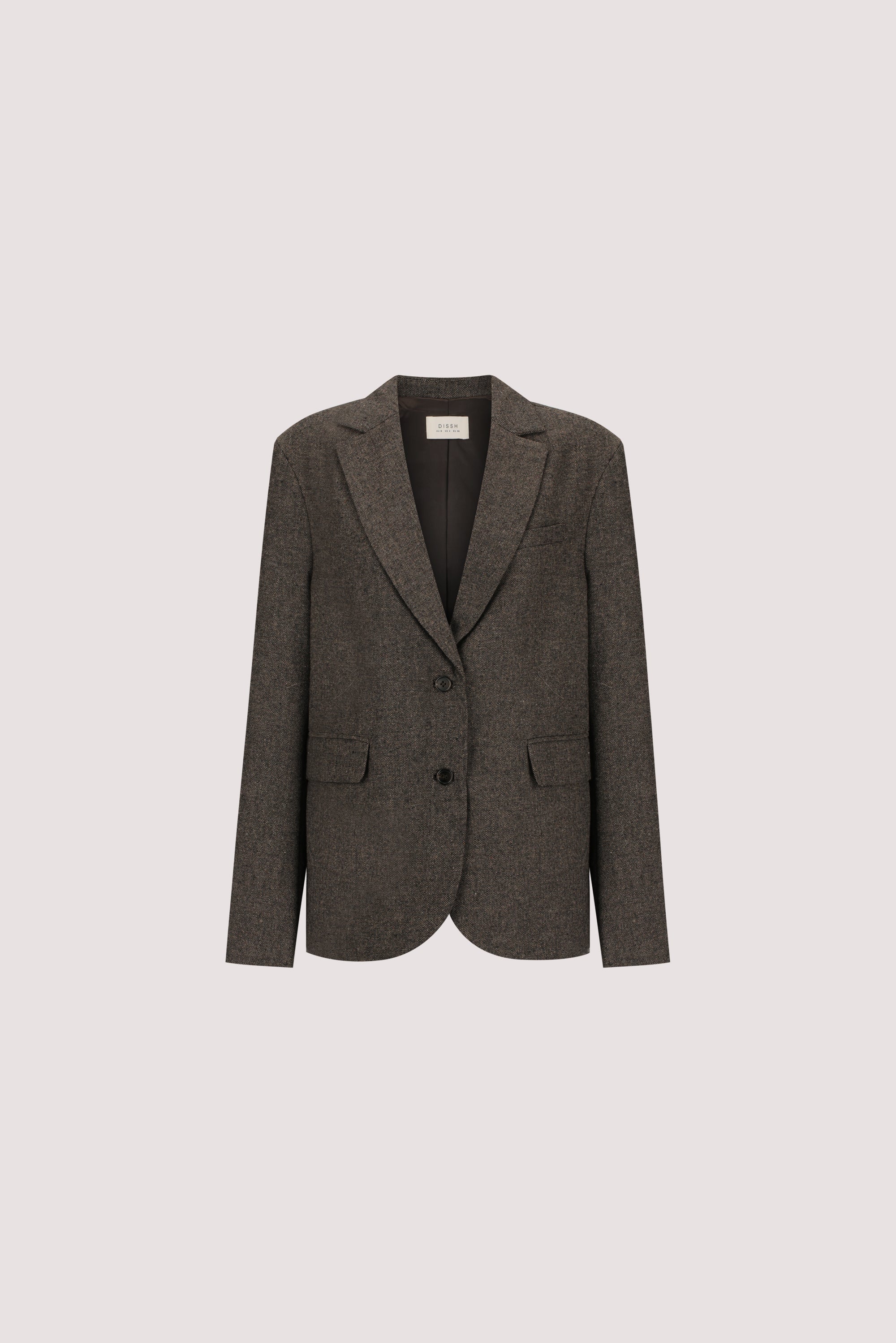 AMELIA MOCHA TEXTURED BLAZER