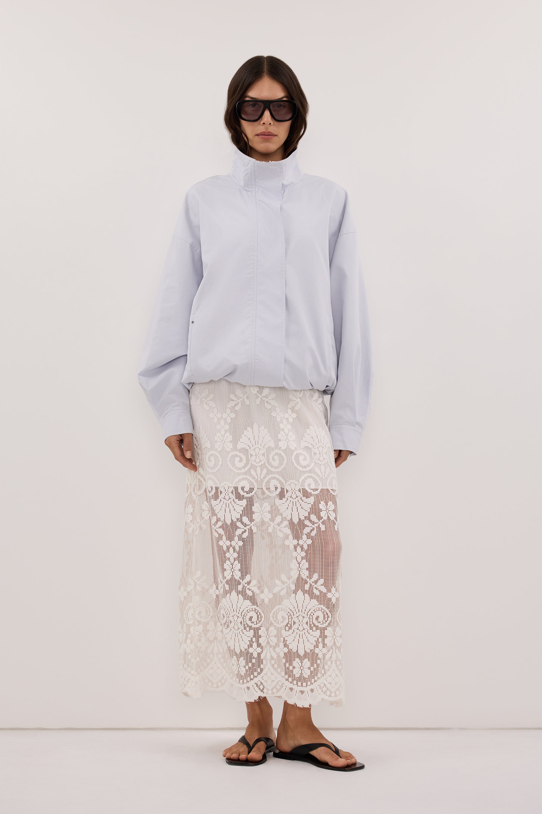 RORY CORNFLOWER LIGHT TRACK JACKET – DISSH