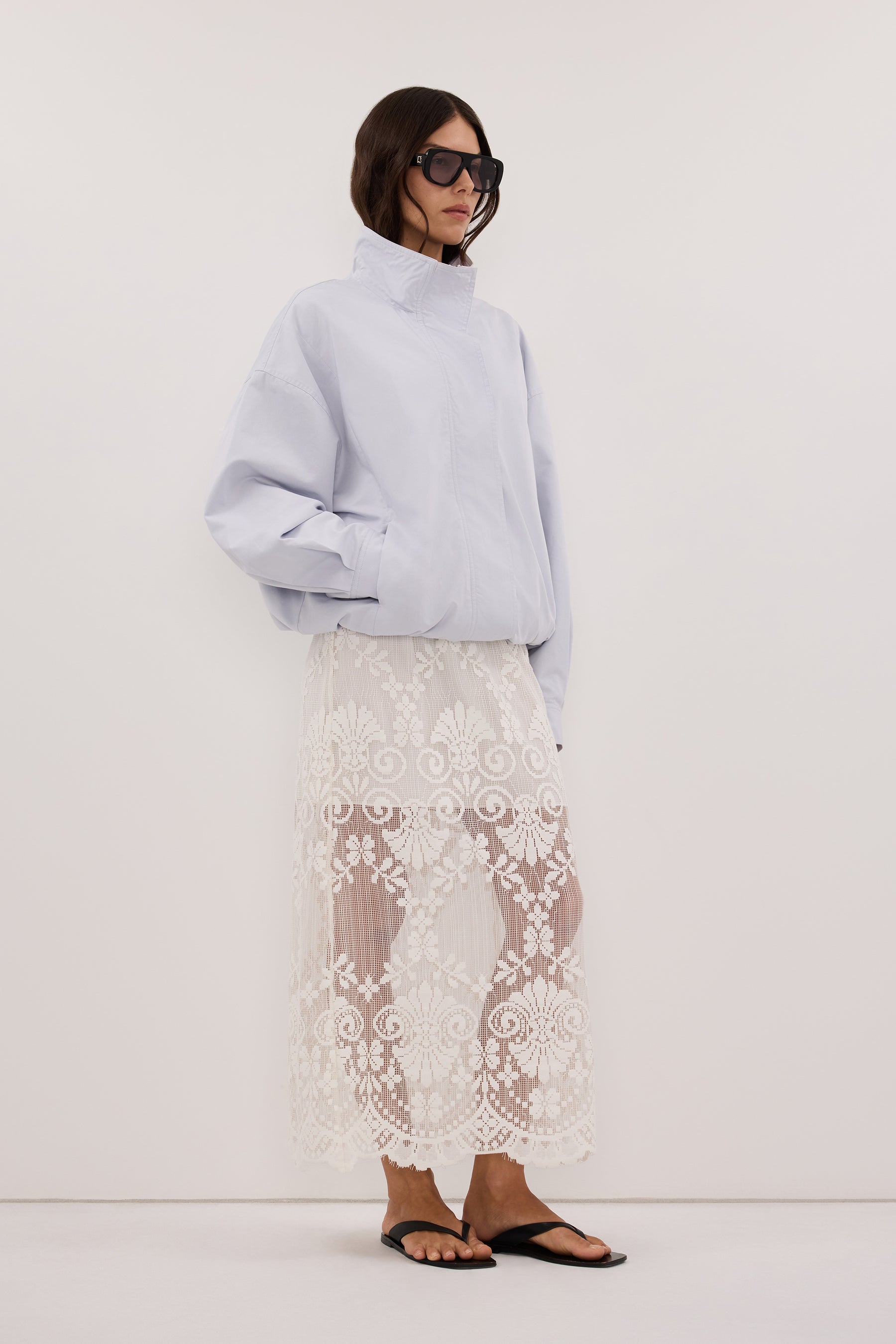 RORY CORNFLOWER LIGHT TRACK JACKET – DISSH
