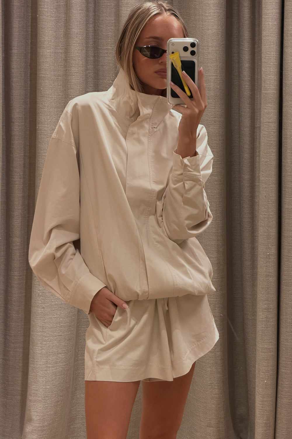 RORY IVORY LIGHTWEIGHT TRACK JACKET