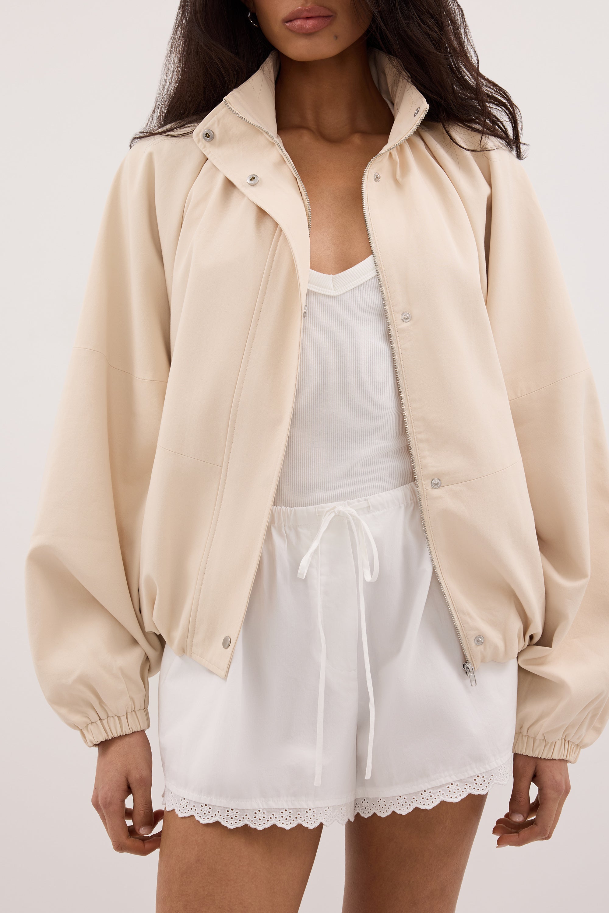 OAKLEE OYSTER BATWING LIGHT JACKET – DISSH