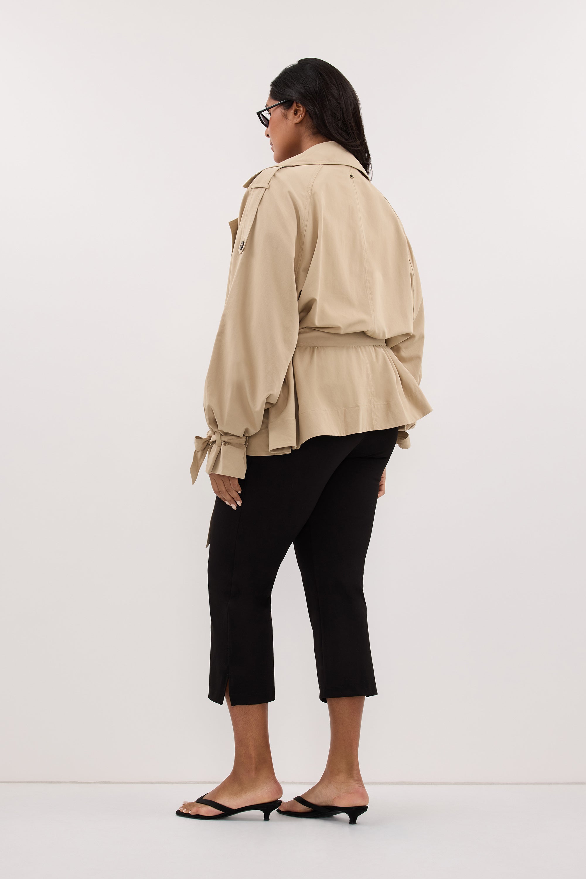 NINA STONE LIGHTWEIGHT MINI TRENCH