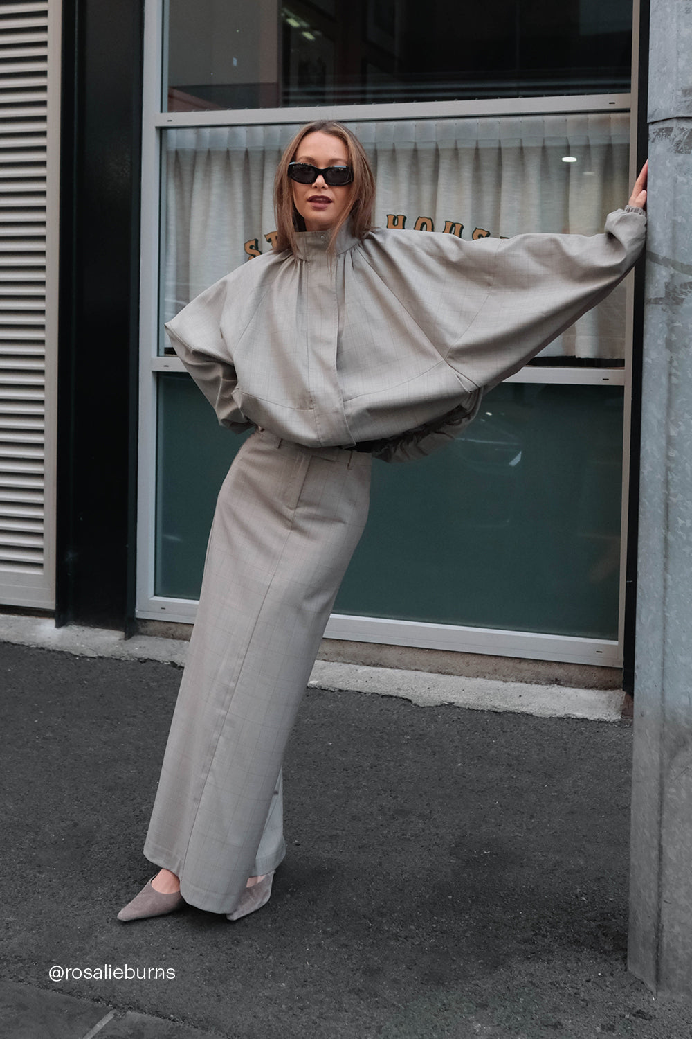 KALILA ASH BATWING JACKET