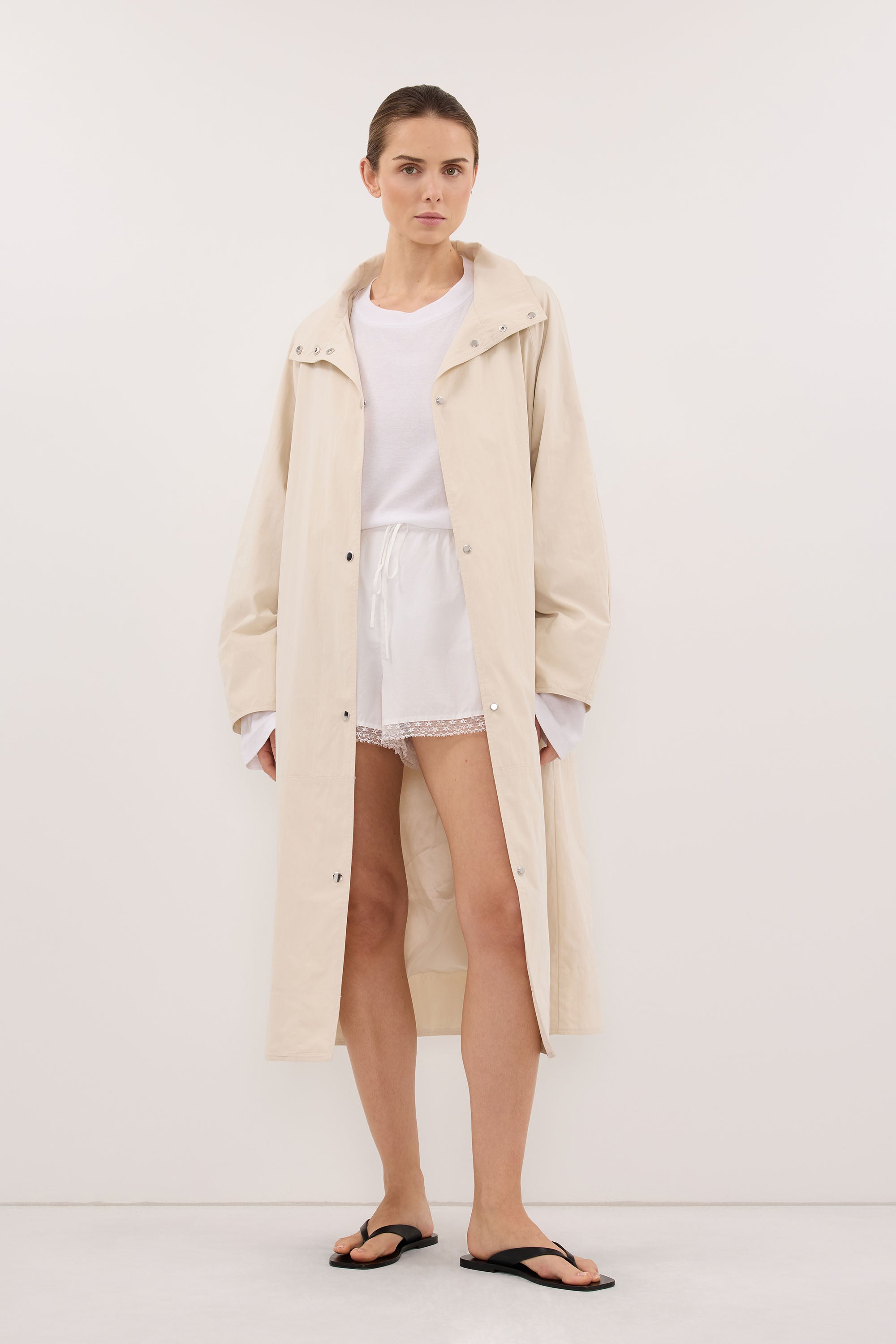 MARIS OYSTER LIGHTWEIGHT TRENCH COAT - PRE ORDER