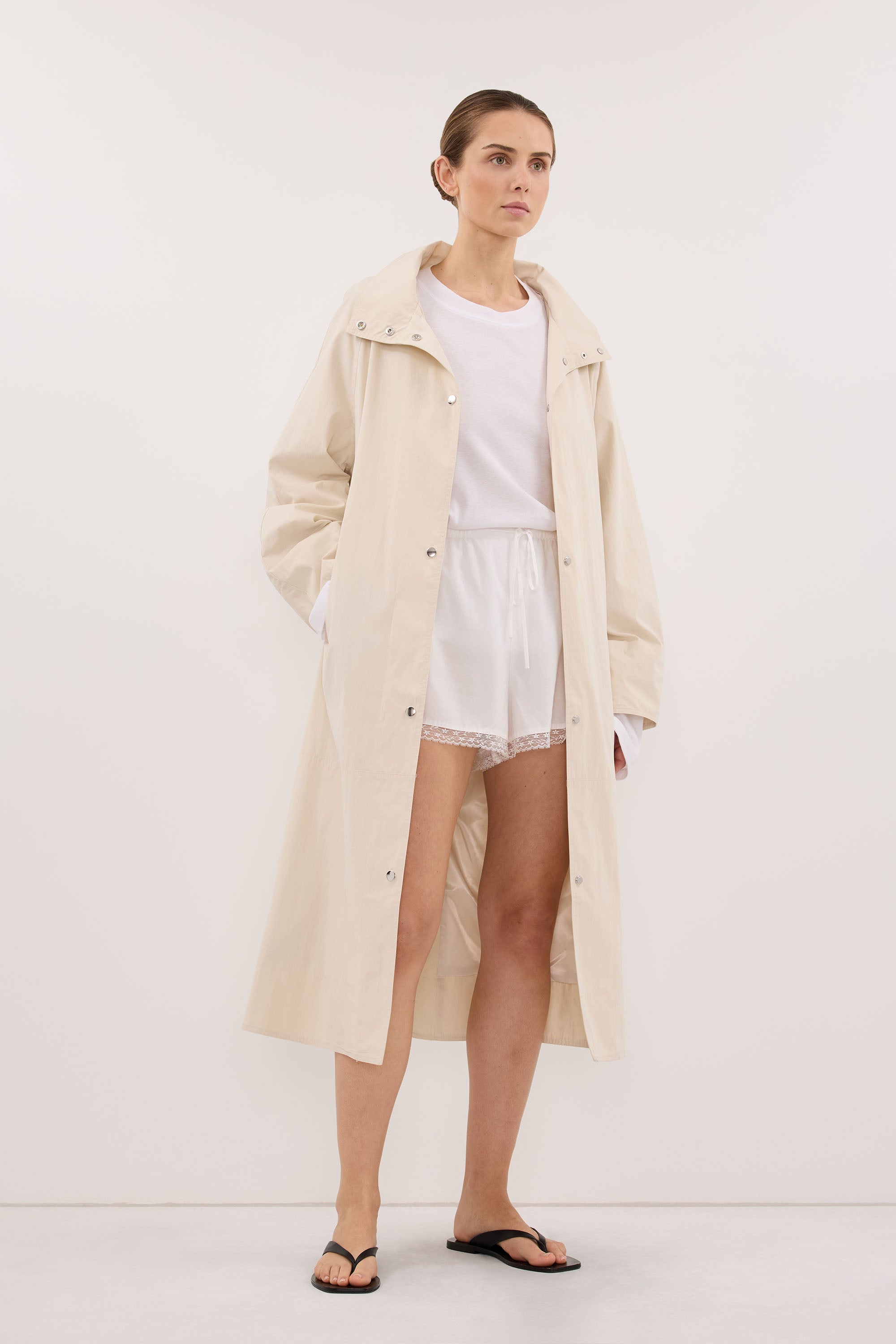 MARIS OYSTER LIGHTWEIGHT TRENCH COAT - PRE ORDER