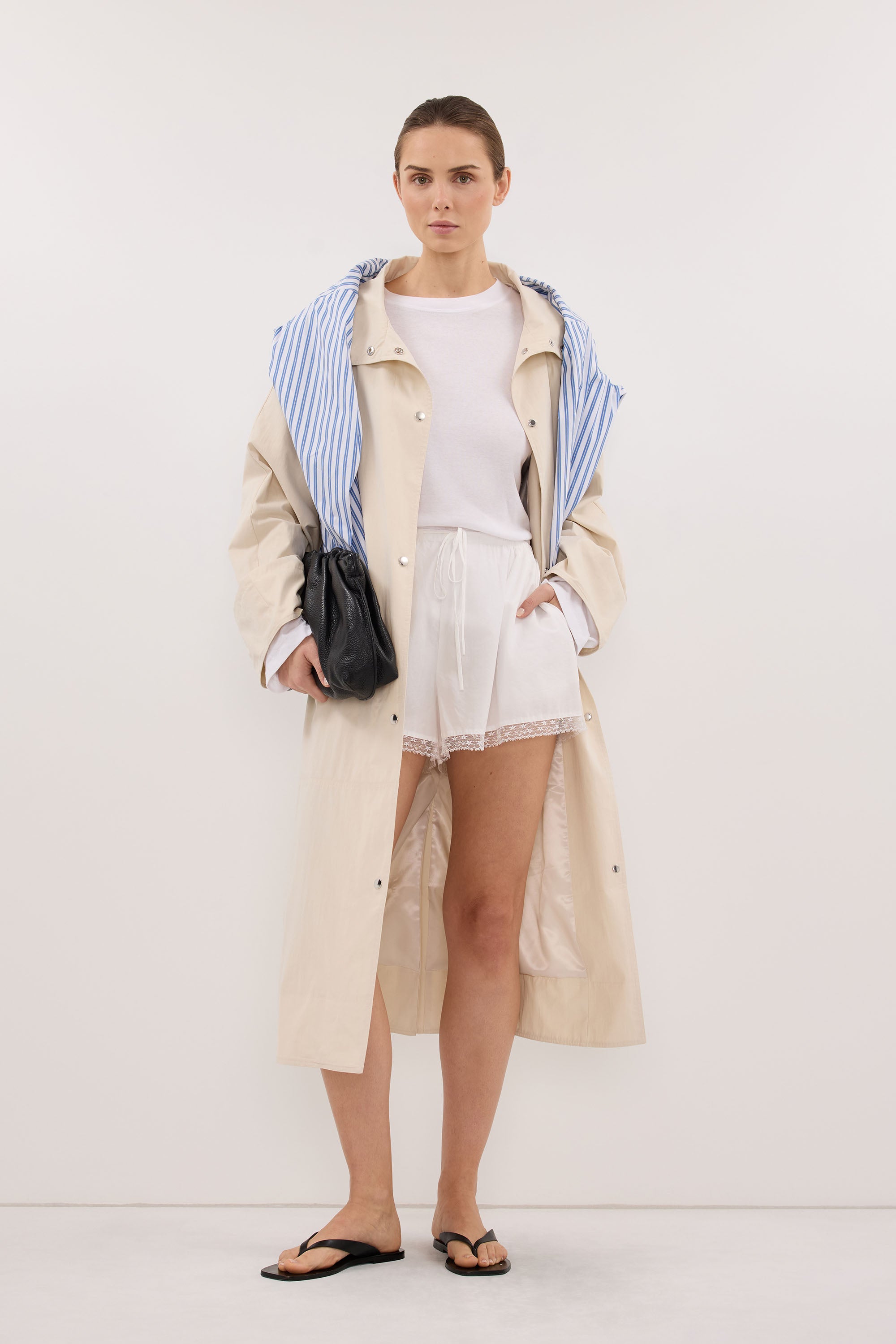 MARIS OYSTER LIGHTWEIGHT TRENCH COAT - PRE ORDER