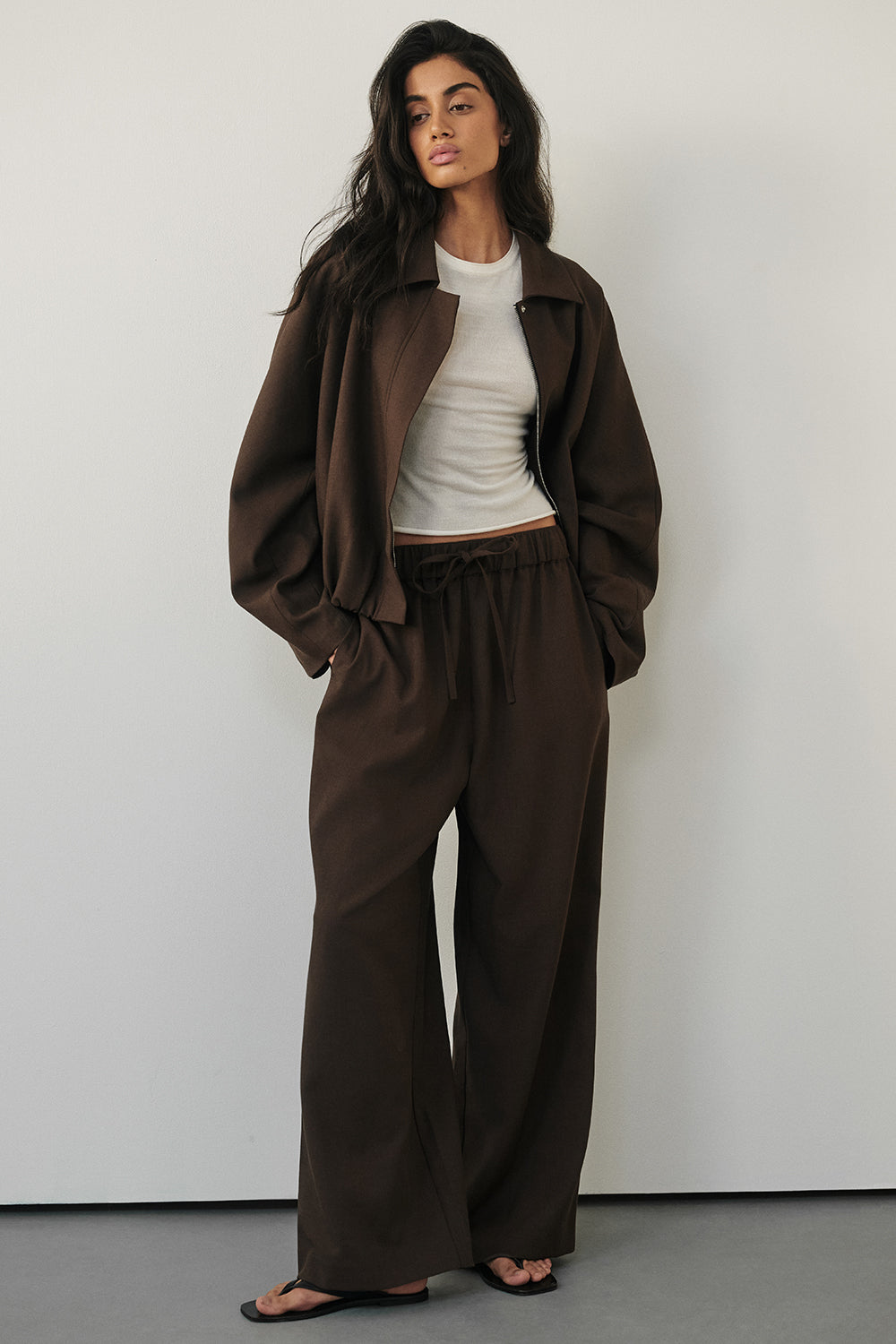 KENDALL MILK CHOC BOMBER JACKET – DISSH