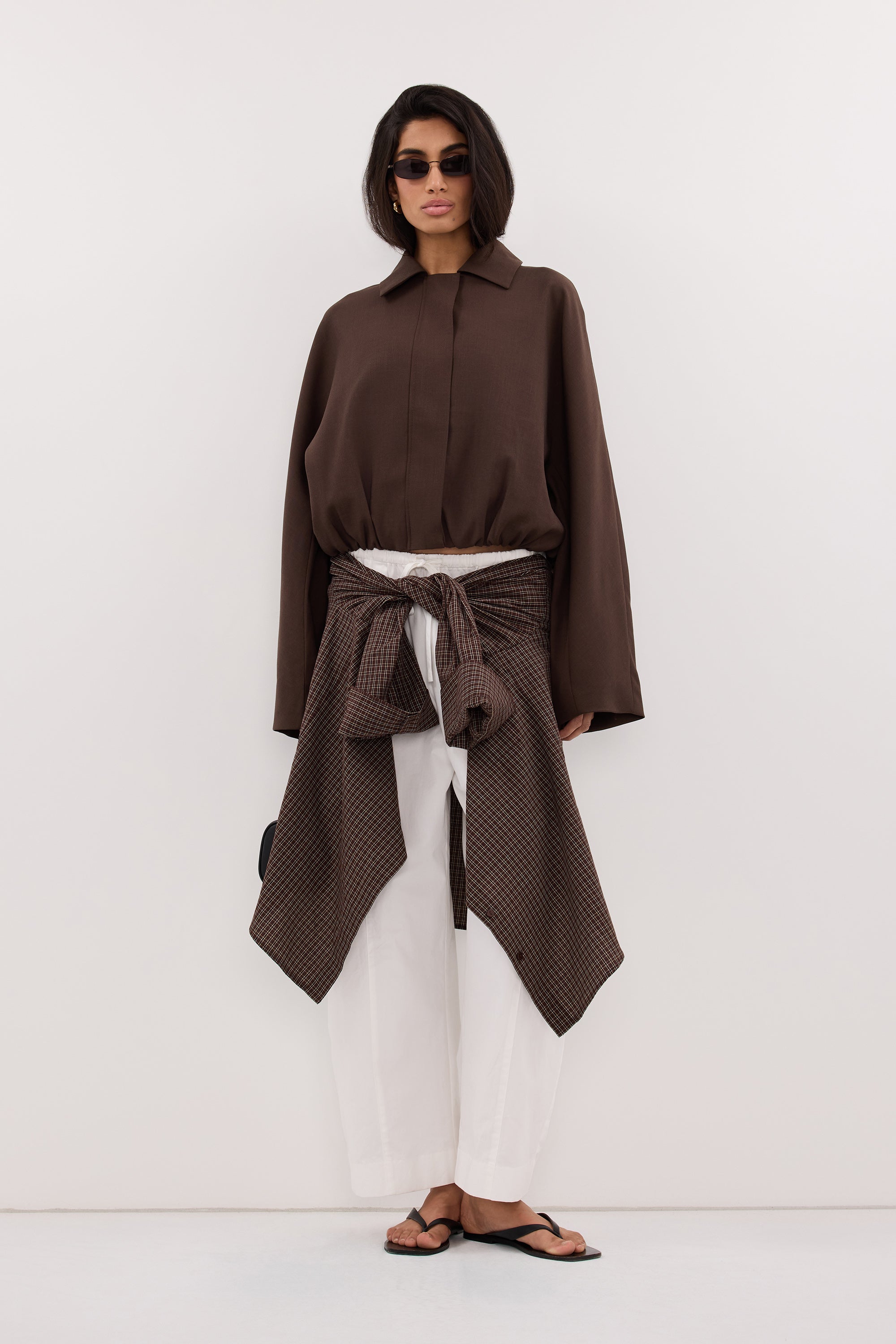 KENDALL MILK CHOC BOMBER JACKET – DISSH
