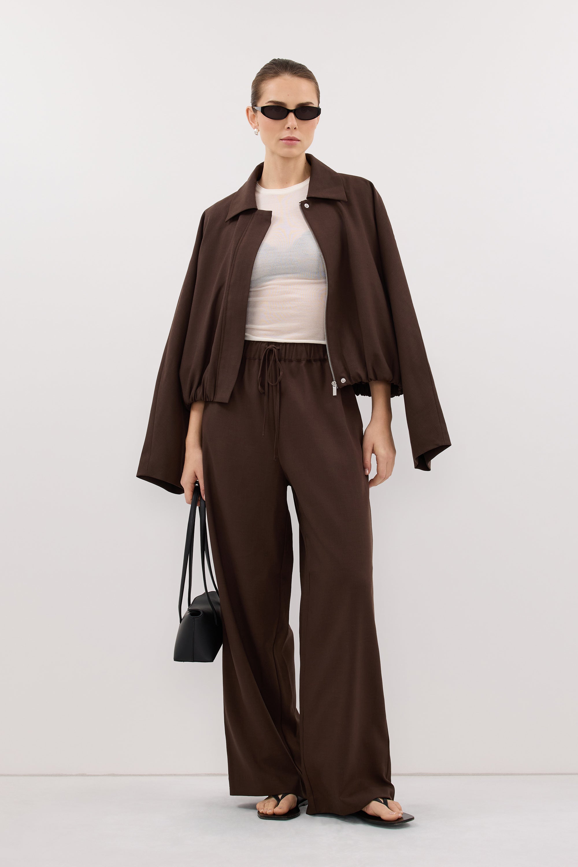 KENDALL MILK CHOC BOMBER JACKET - PRE ORDER