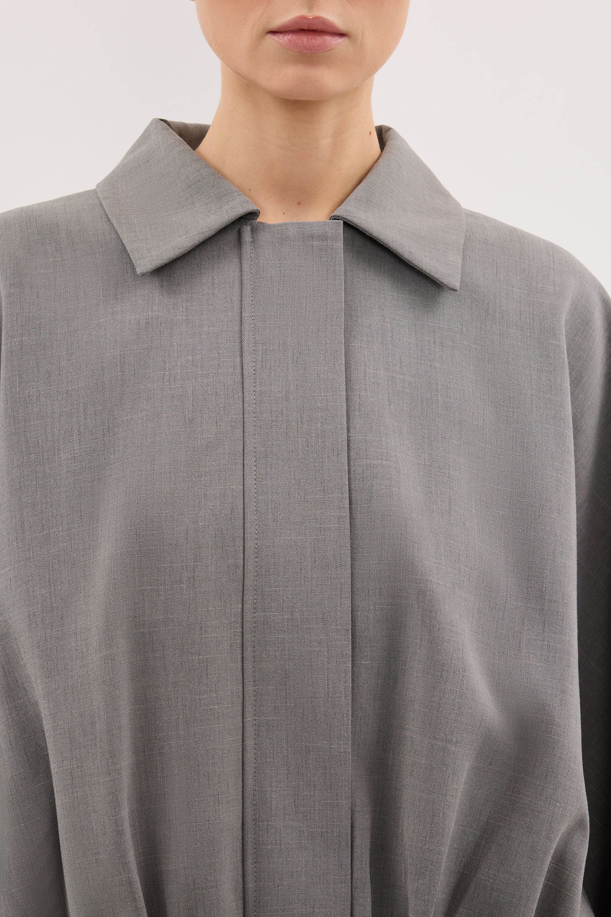 KENDALL STEEL GREY BOMBER JACKET
