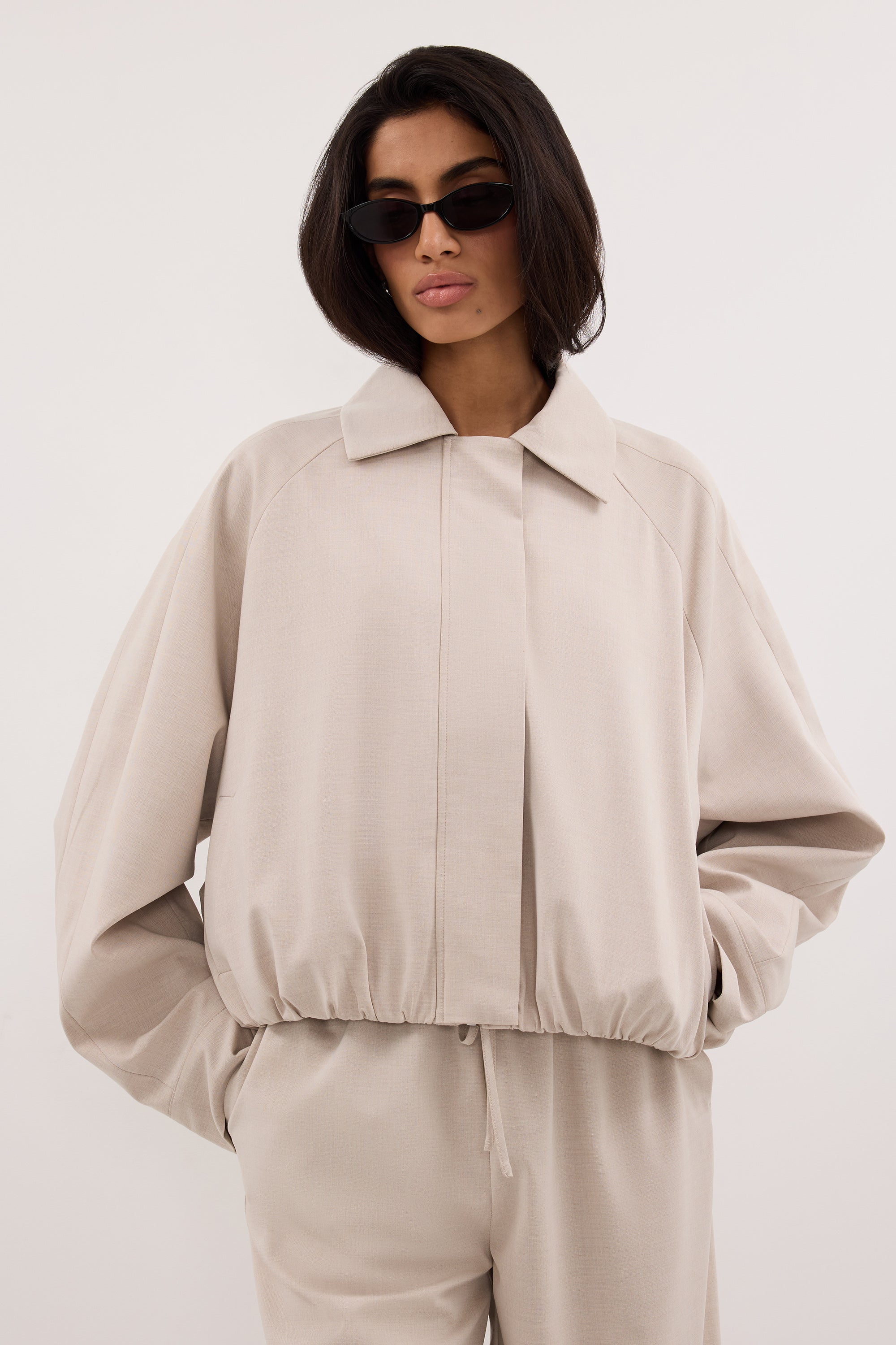 VIANNA BONE MARLE BOMBER JACKET