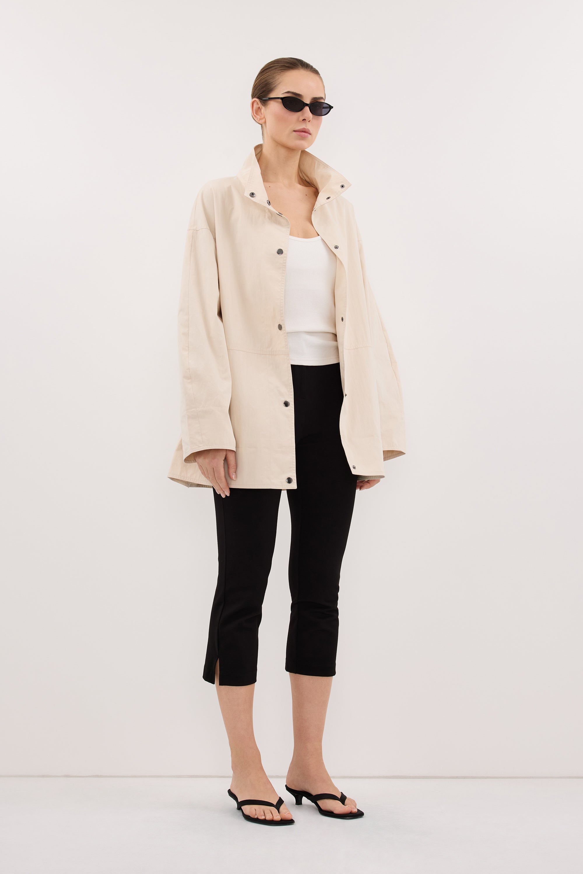 MARIS OYSTER MID LENGTH JACKET