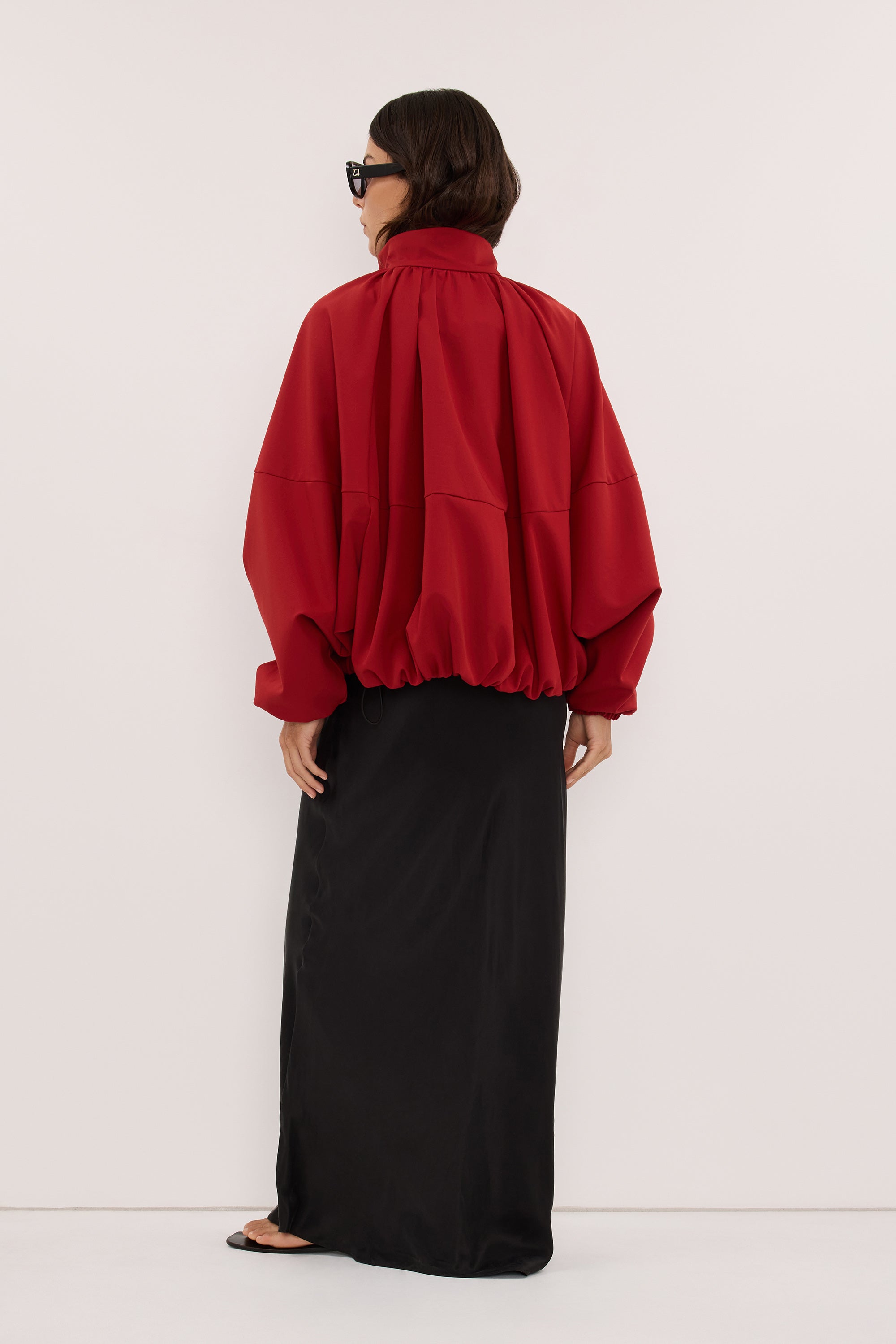 DINA DARK RED TRACK JACKET