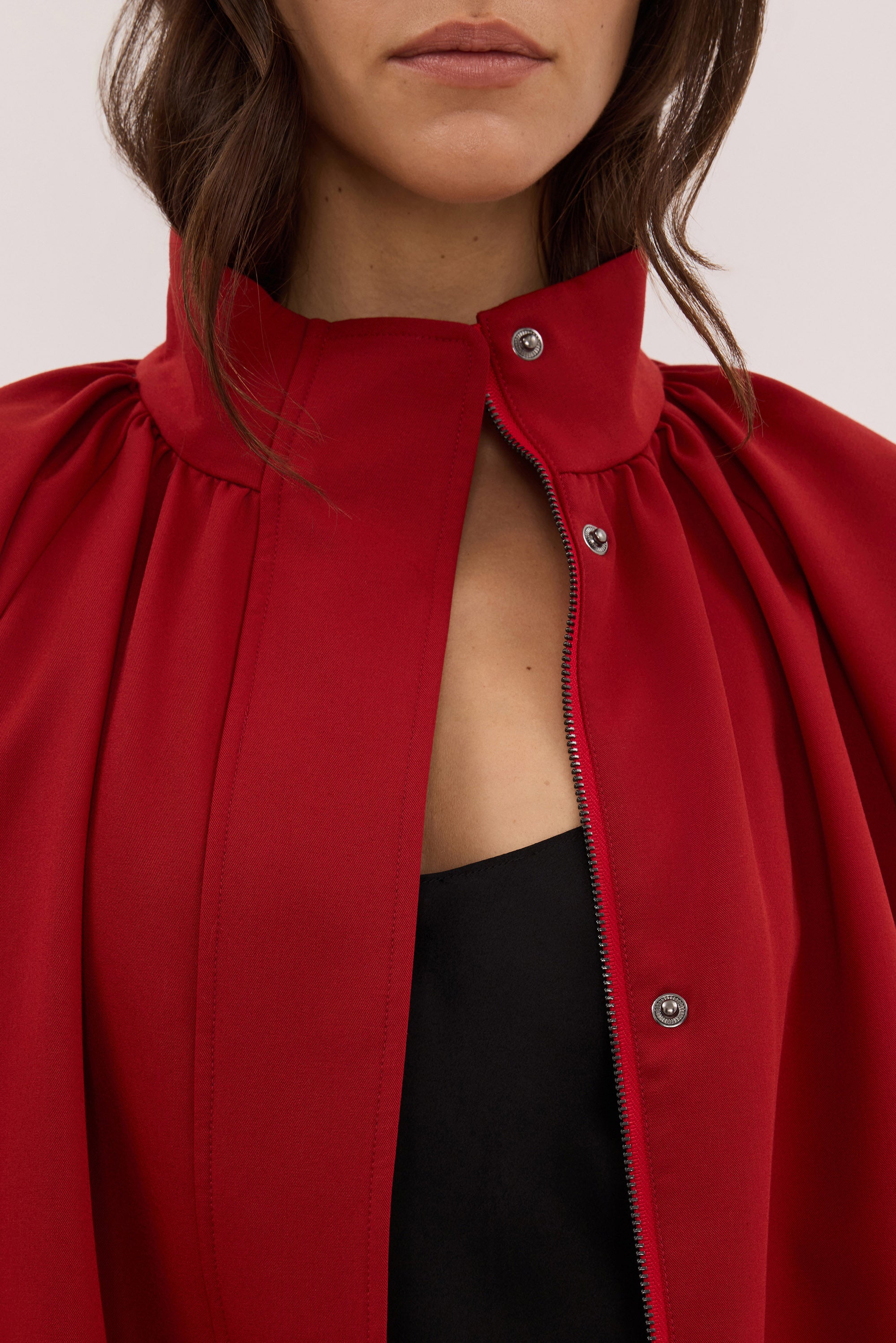 DINA DARK RED TRACK JACKET