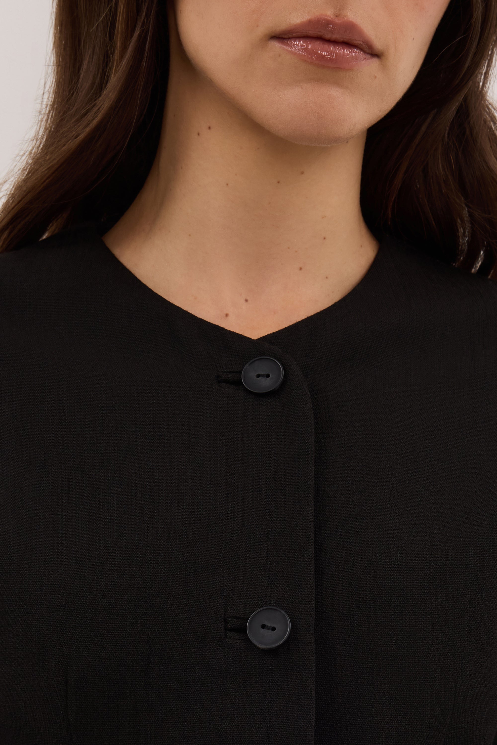 ROSALIE BLACK CROPPED JACKET