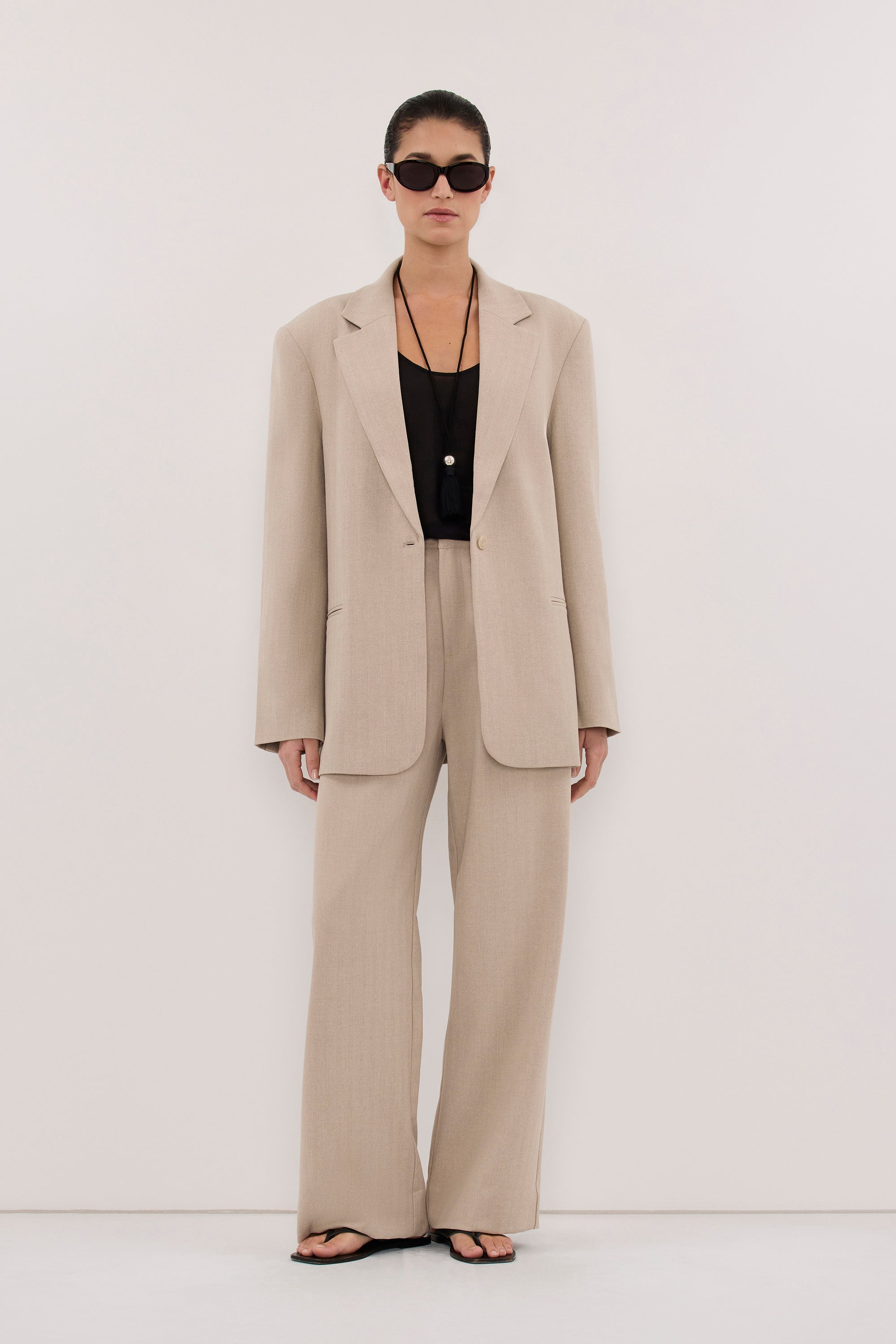 TRINITY OAT OVERSIZED BLAZER