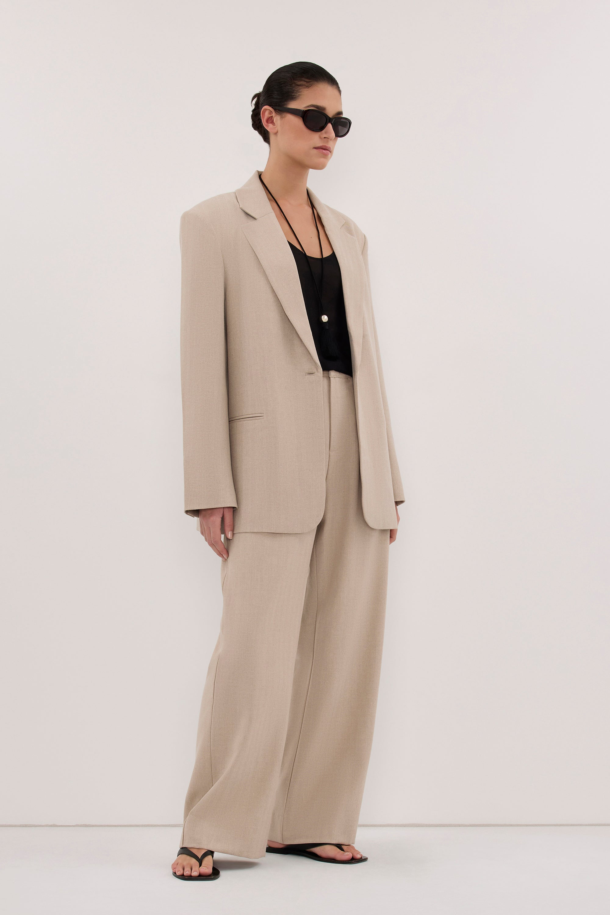 TRINITY OAT OVERSIZED BLAZER