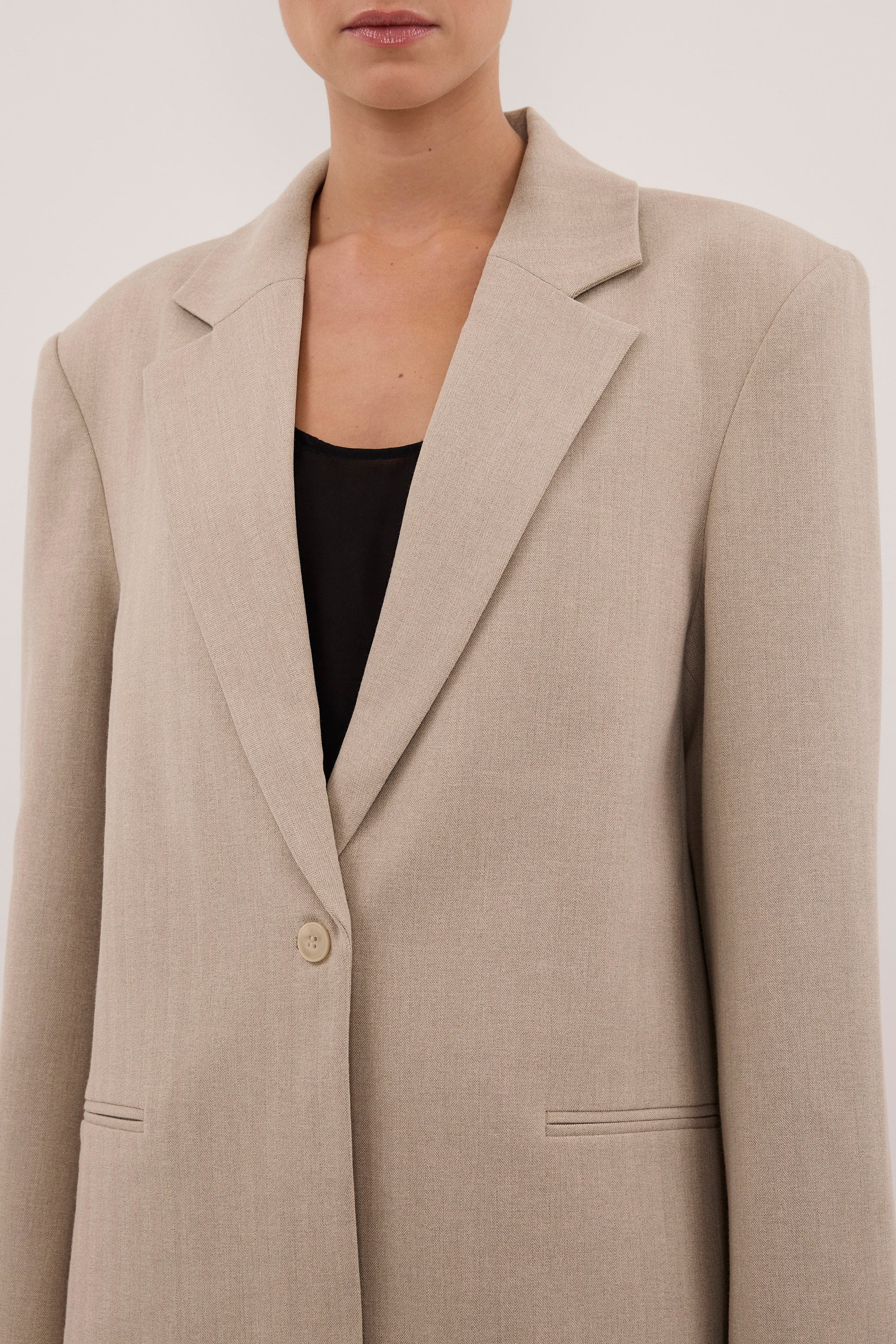 TRINITY OAT OVERSIZED BLAZER
