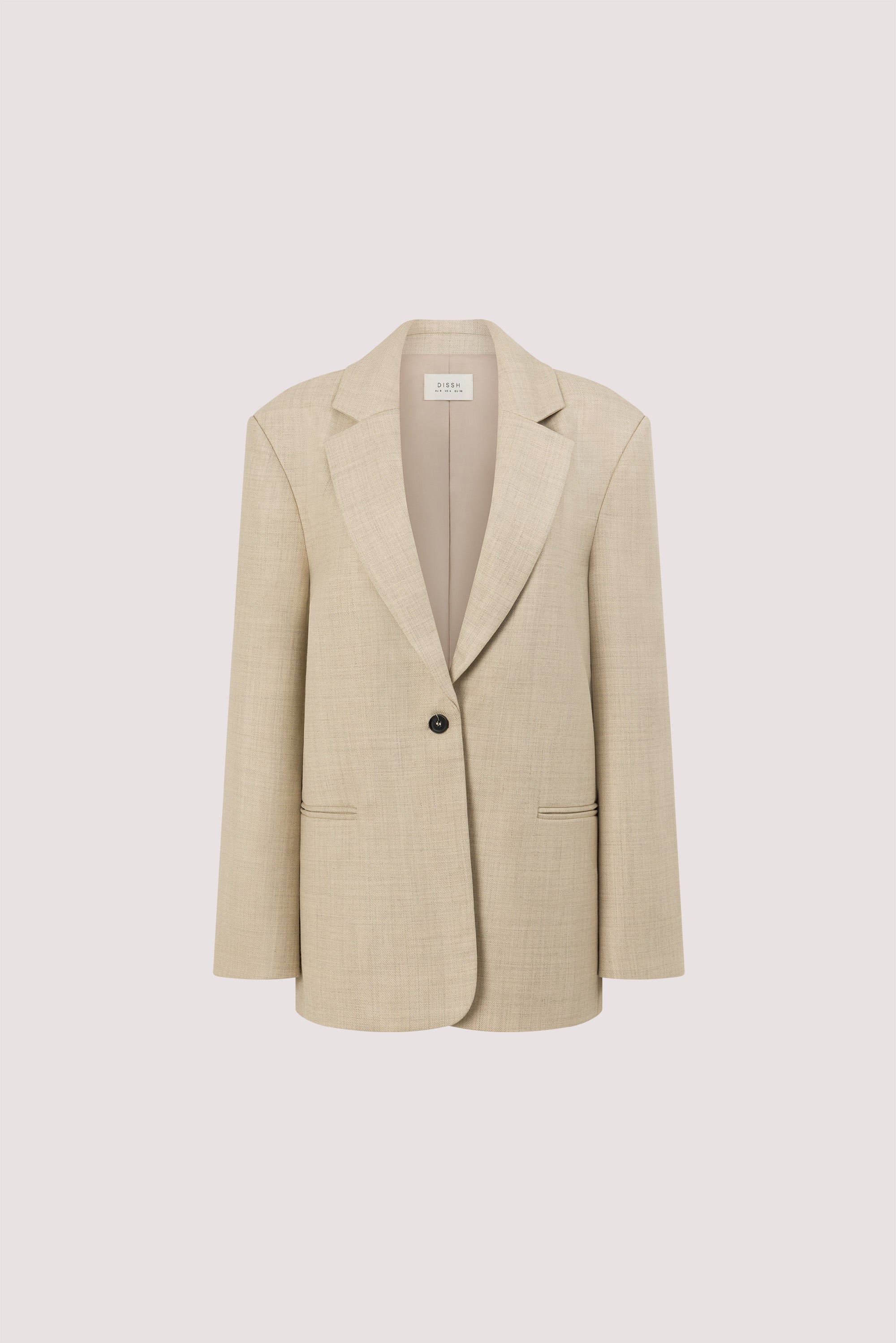 Novara Oat Marle Oversized Blazer