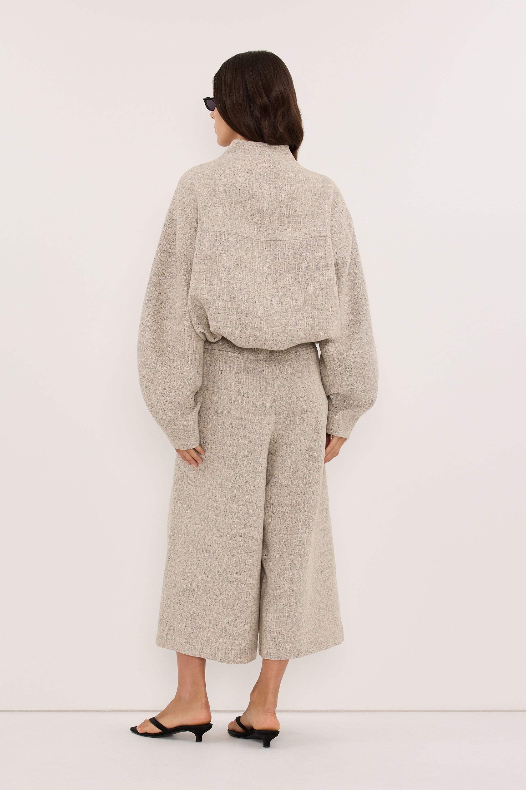 FINN OAT BASKETWEAVE BOMBER JACKET